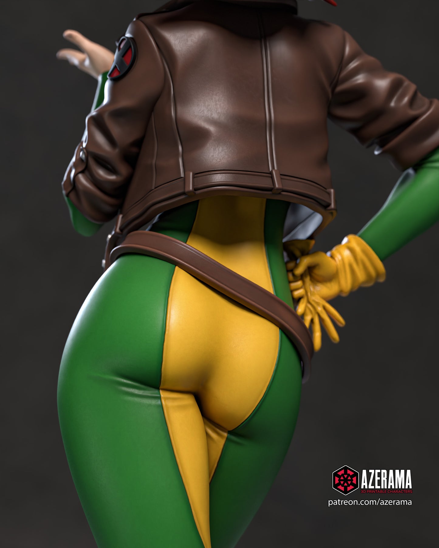 Anime Rogue - Unassembled and Unpainted Garage Kit - Model Designed by Azerama