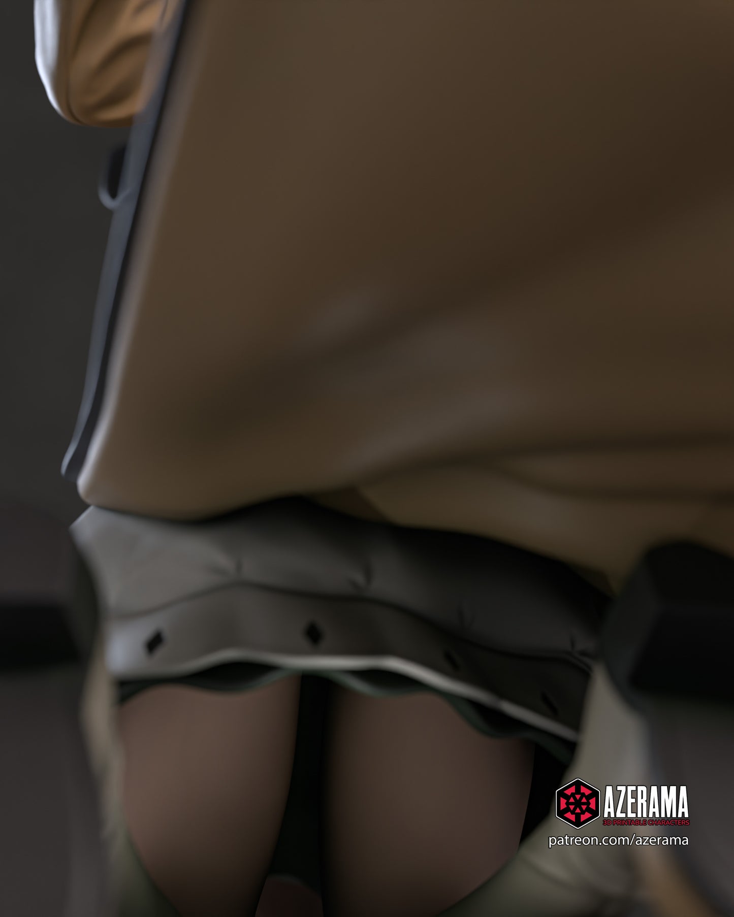 Roxy (VARAINT PART INCLUDED) - Unassembled and Unpainted Garage Kit - Model Designed by Azerama