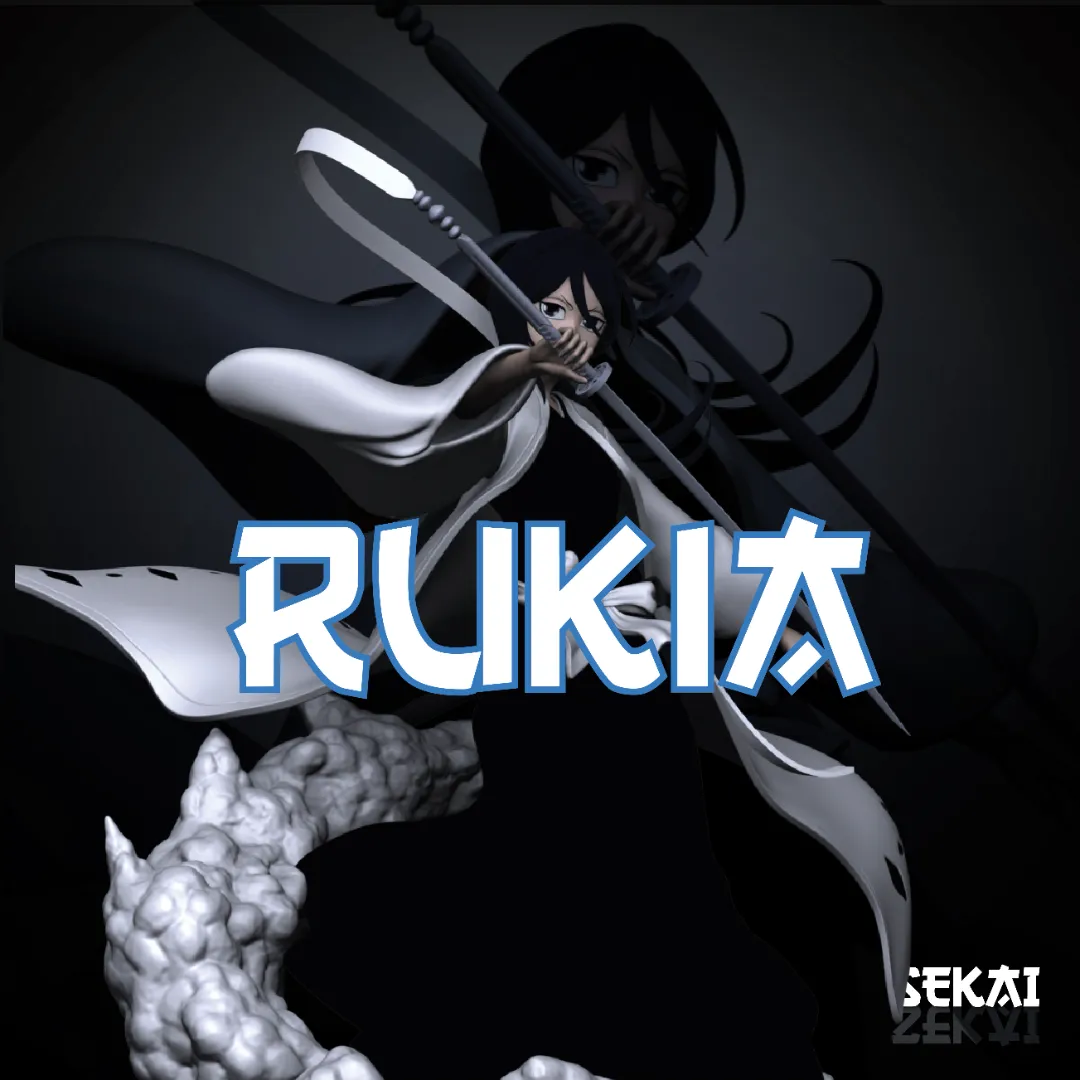 Rukia - Unassembled and Unpainted Garage Kit - Model Designed by Sekai3D
