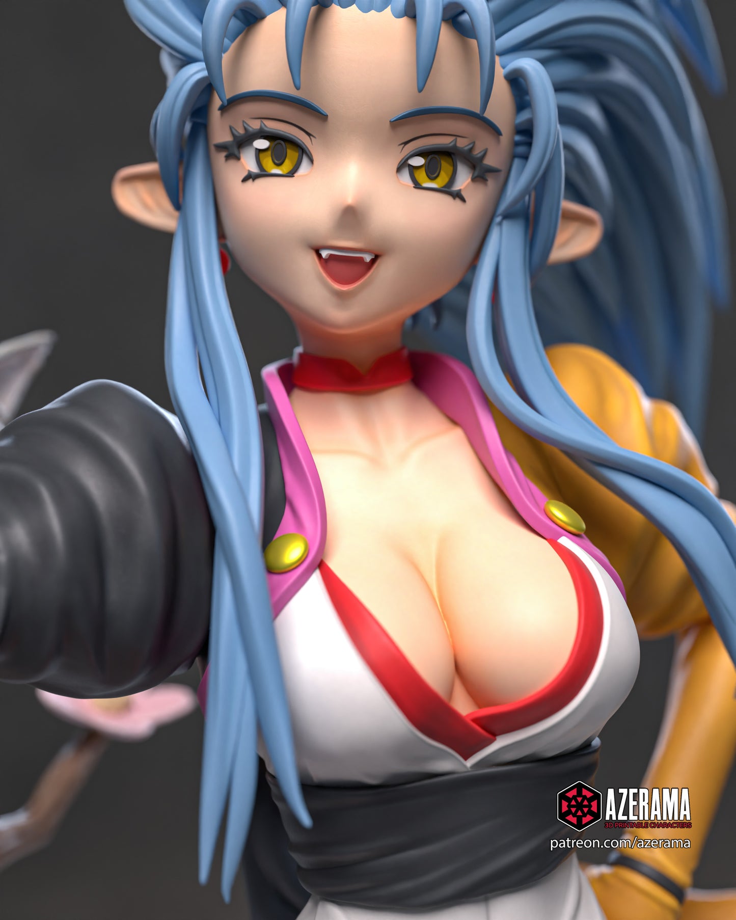 Ryoko - Unassembled and Unpainted Garage Kit - Model Designed by Azerama