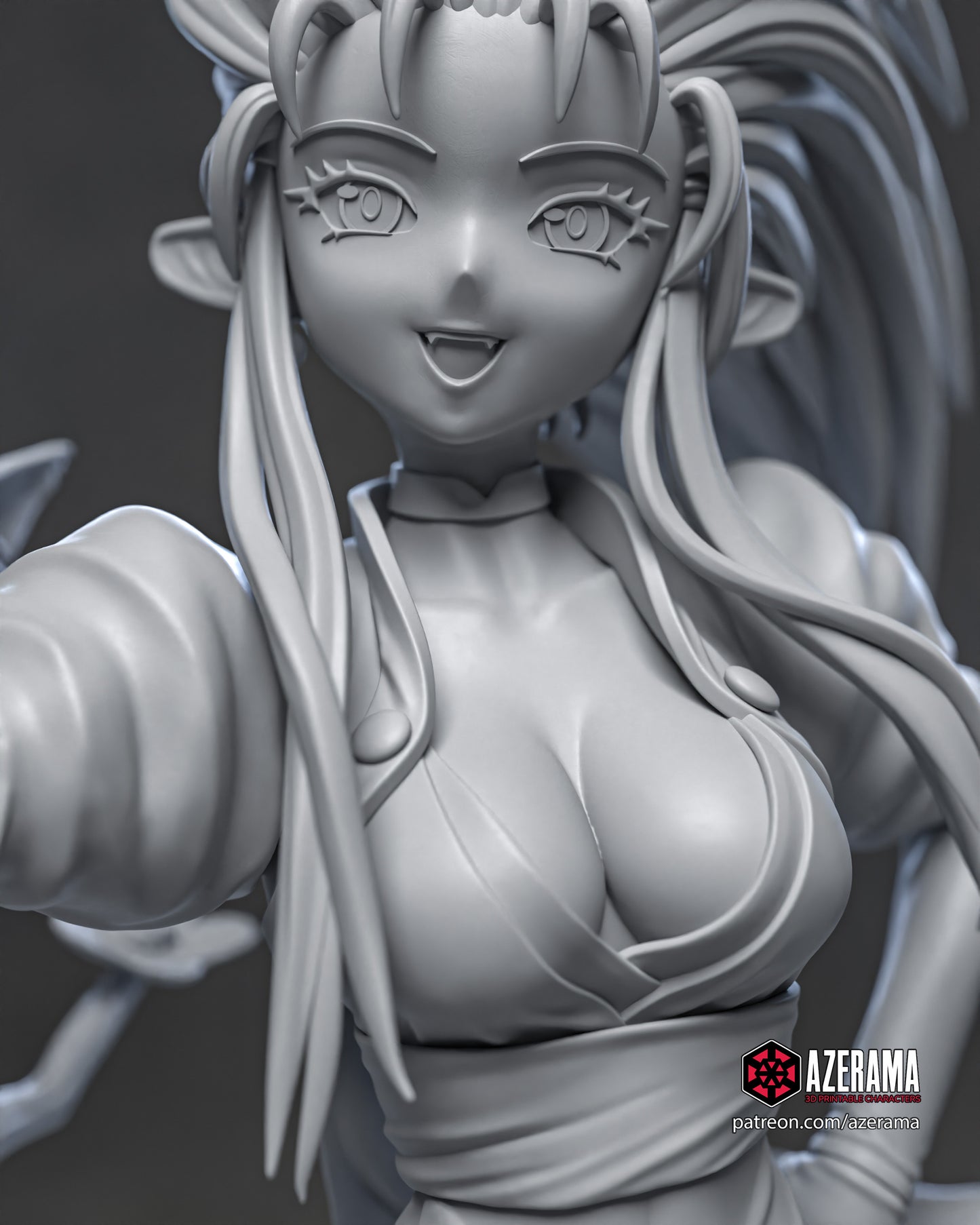 Ryoko - Unassembled and Unpainted Garage Kit - Model Designed by Azerama