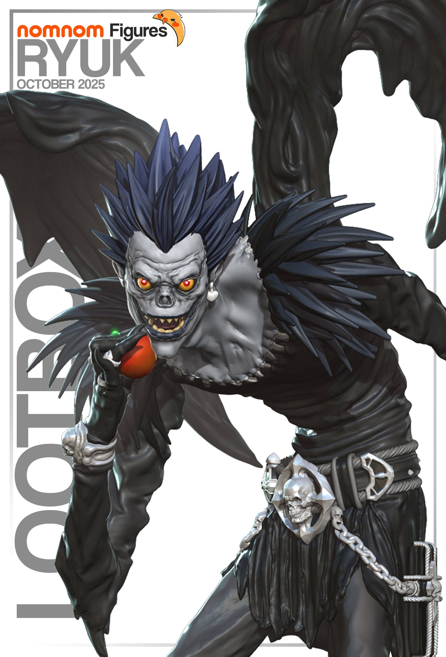 Ryuk - Unassembled and Unpainted Garage Kit - Model Designed by NomNom Figures