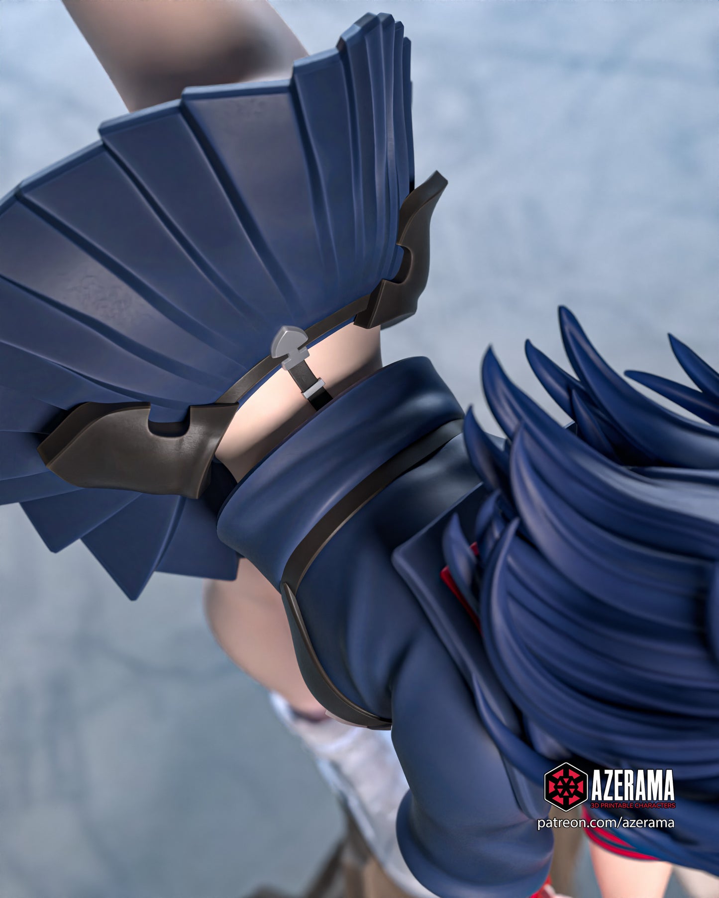 Ryuko and Satsuki - Unassembled and Unpainted Garage Kit - Model Designed by Azerama