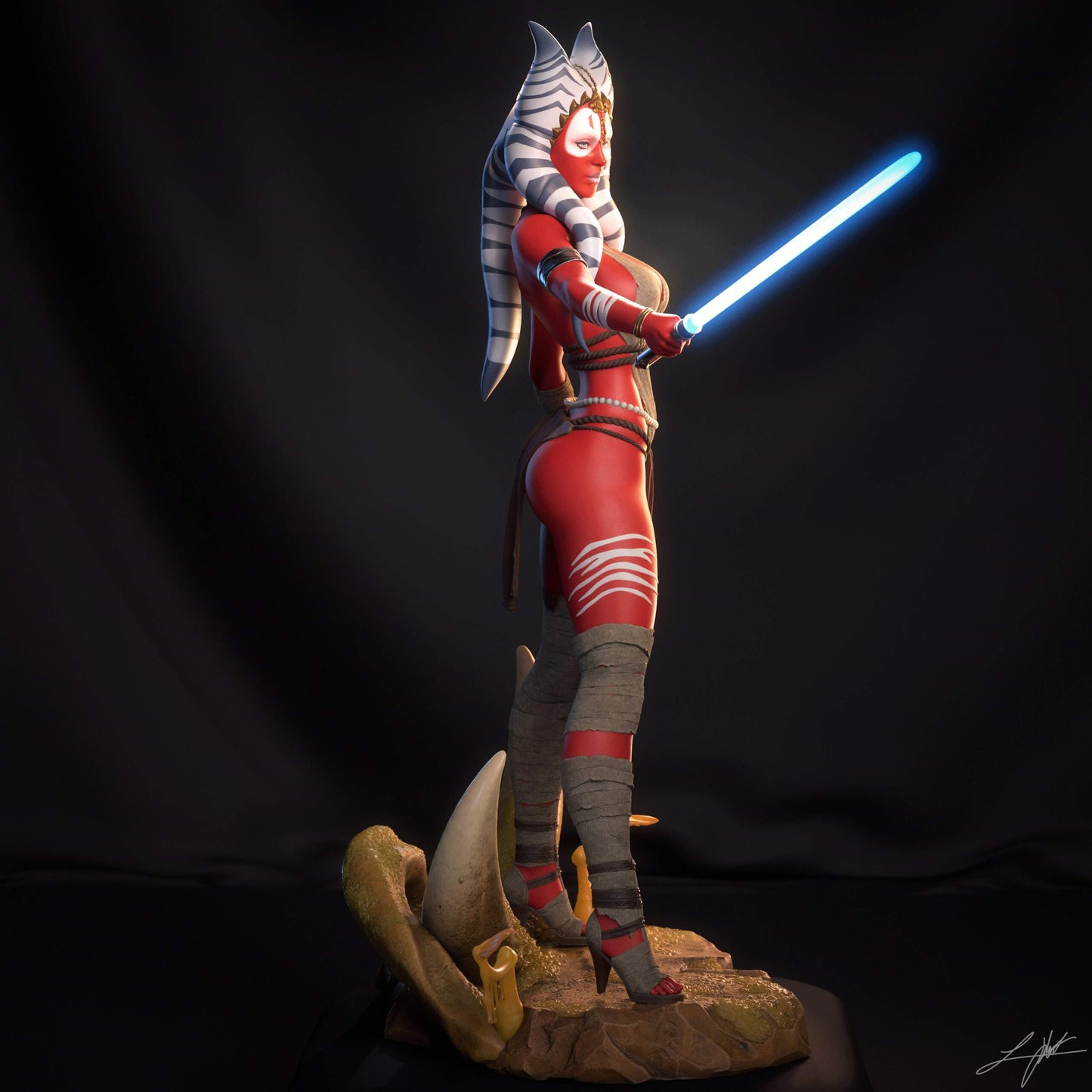 Shaak Ti - Unassembled and Unpainted Garage Kit - Model Designed by Abe3D/Ramses