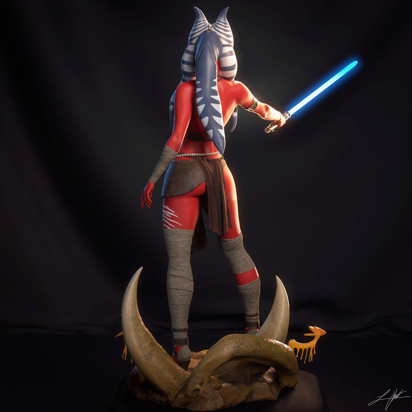 Shaak Ti - Unassembled and Unpainted Garage Kit - Model Designed by Abe3D/Ramses