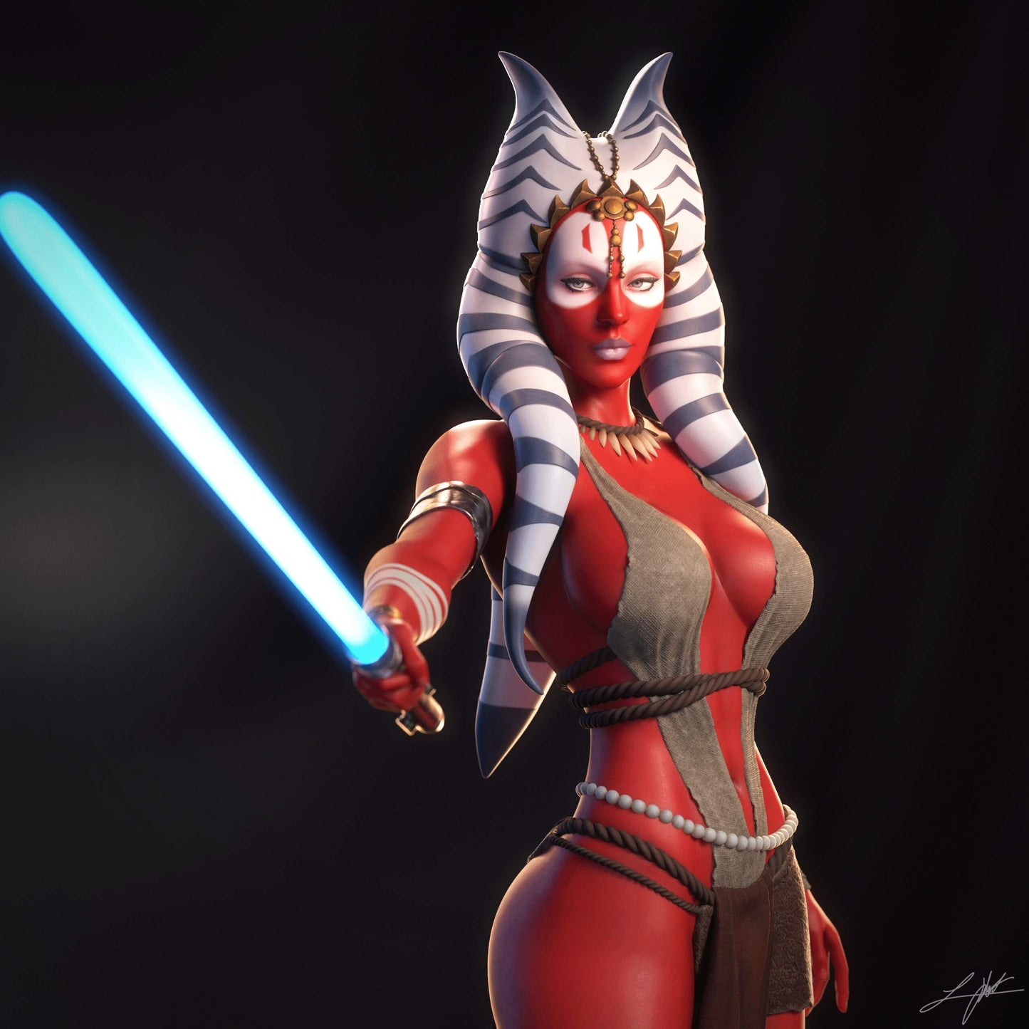 Shaak Ti - Unassembled and Unpainted Garage Kit - Model Designed by Abe3D/Ramses