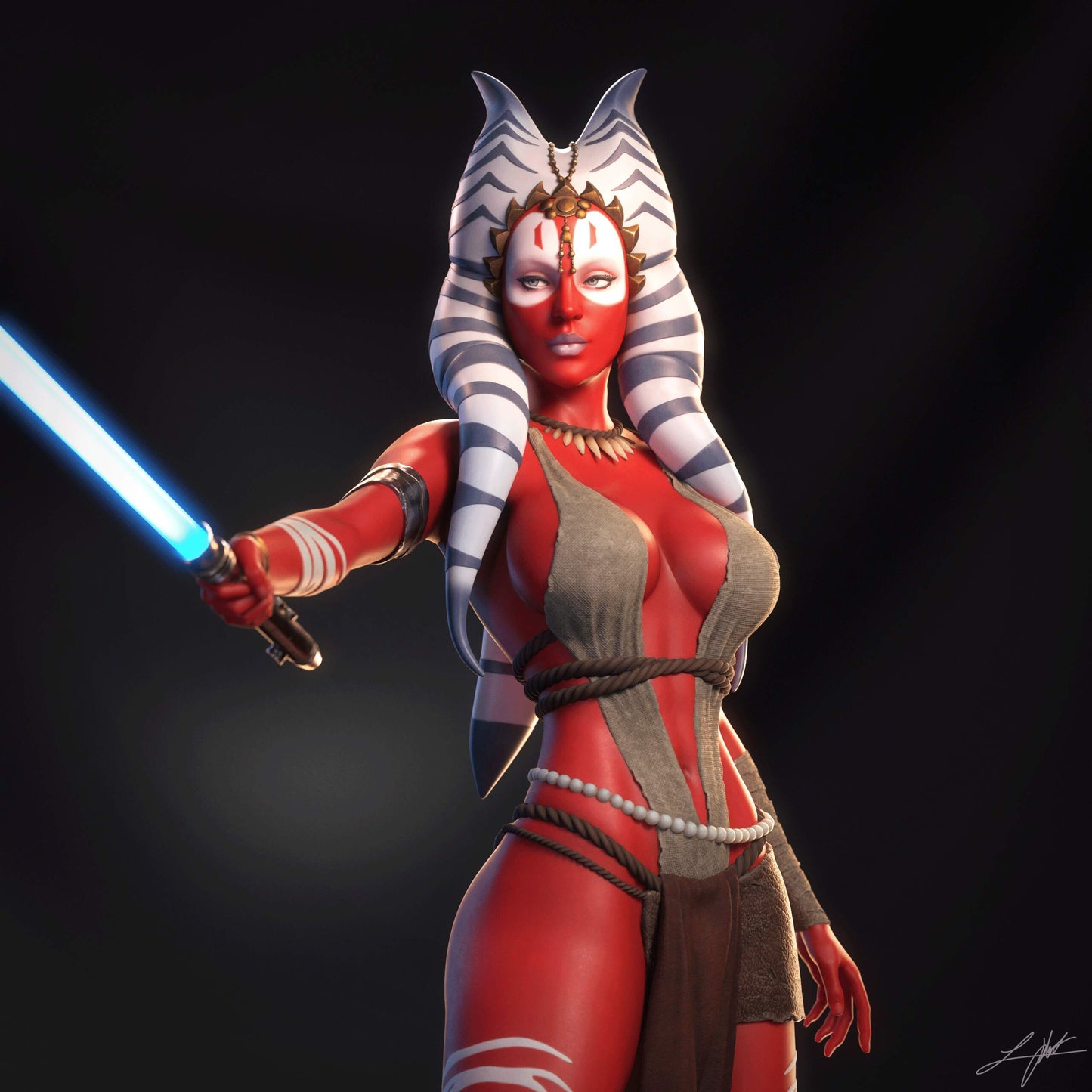 Shaak Ti - Unassembled and Unpainted Garage Kit - Model Designed by Abe3D/Ramses