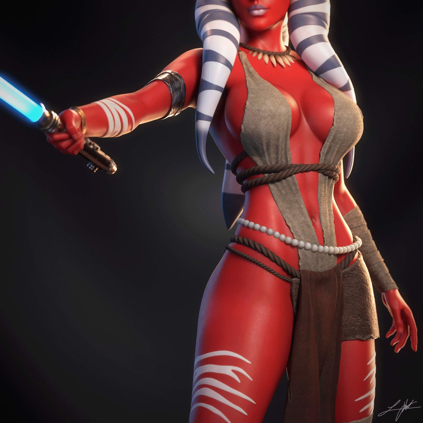 Shaak Ti - Unassembled and Unpainted Garage Kit - Model Designed by Abe3D/Ramses
