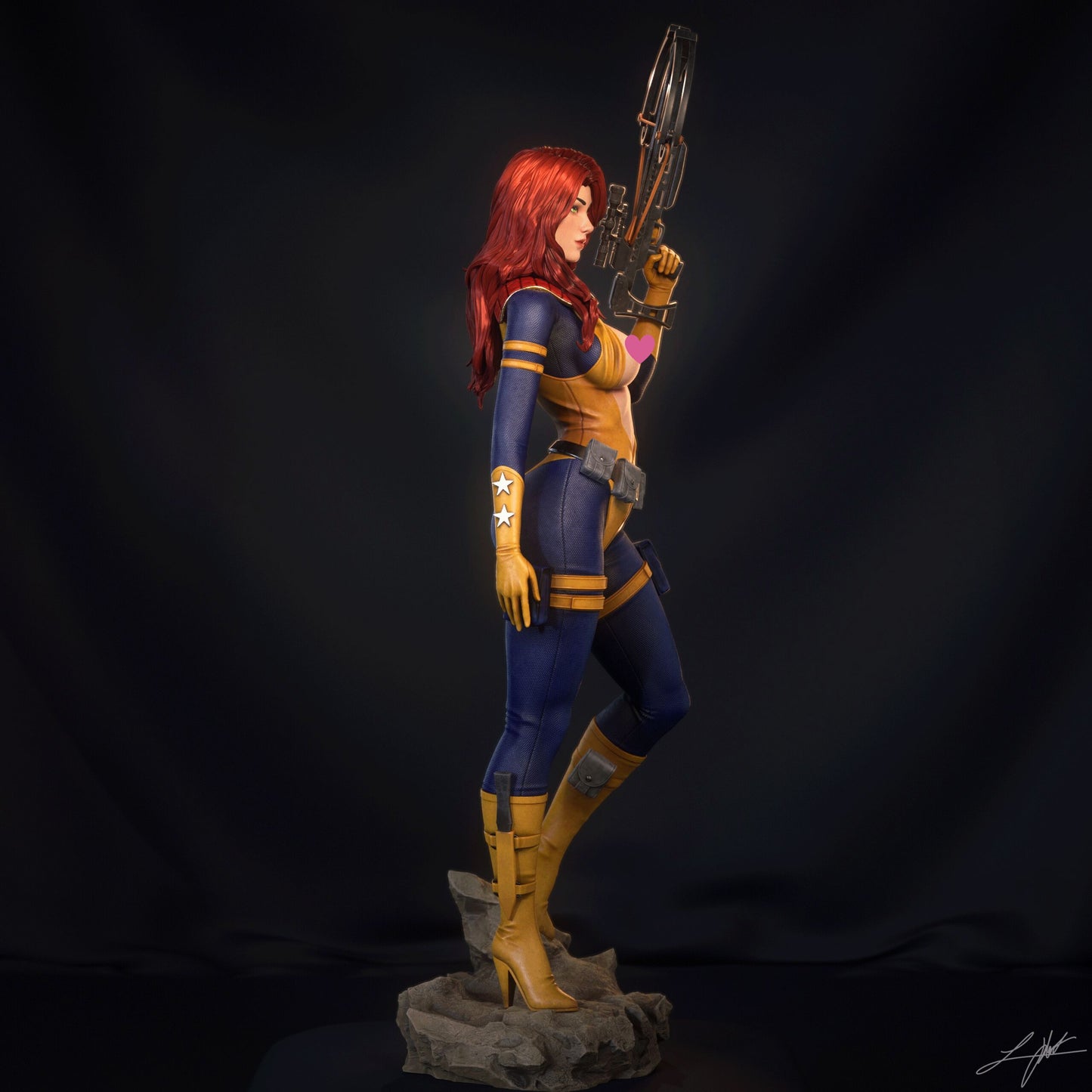 Scarlett NSFW - Unassembled and Unpainted Garage Kit - Model Designed by Abe3d/Ramses
