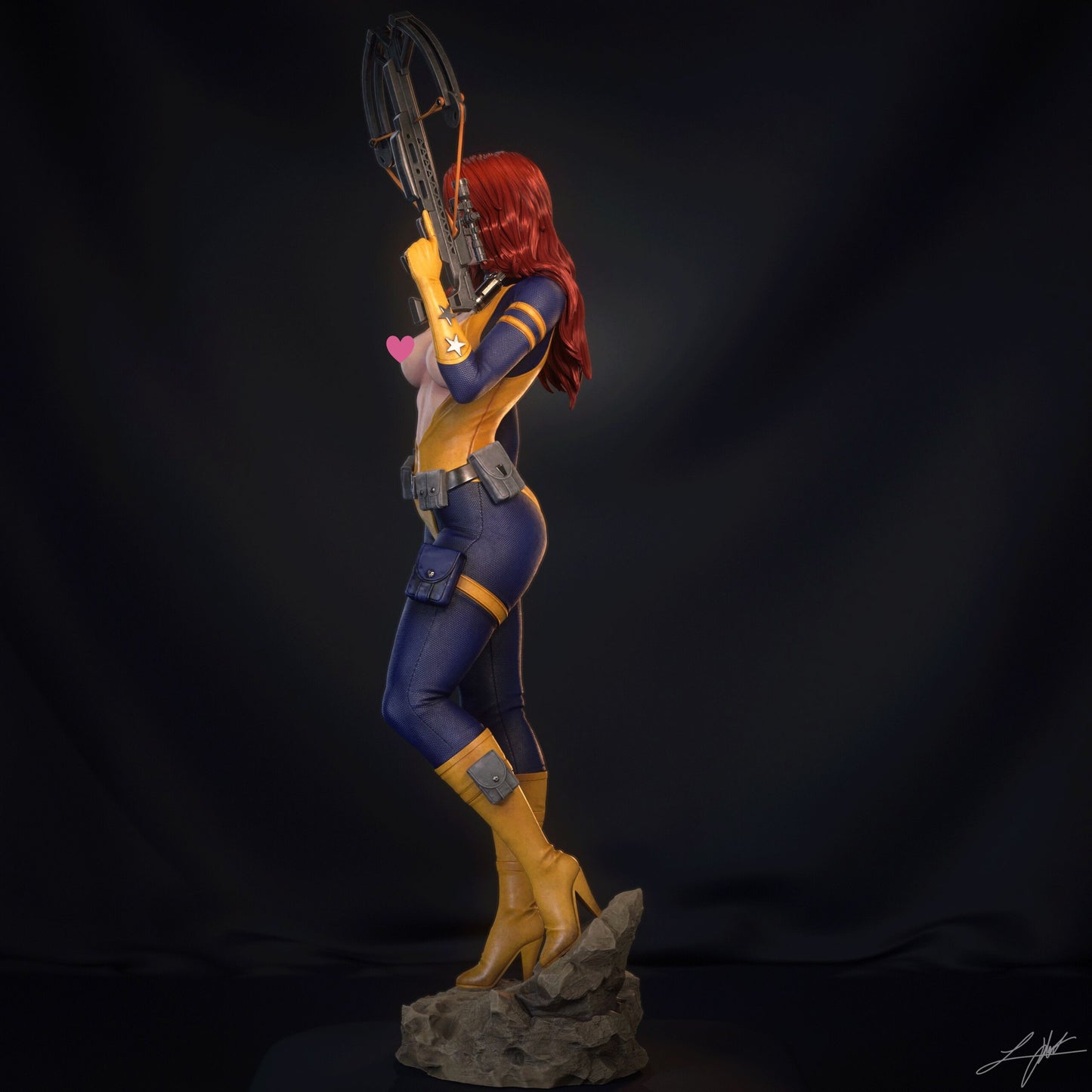 Scarlett NSFW - Unassembled and Unpainted Garage Kit - Model Designed by Abe3d/Ramses