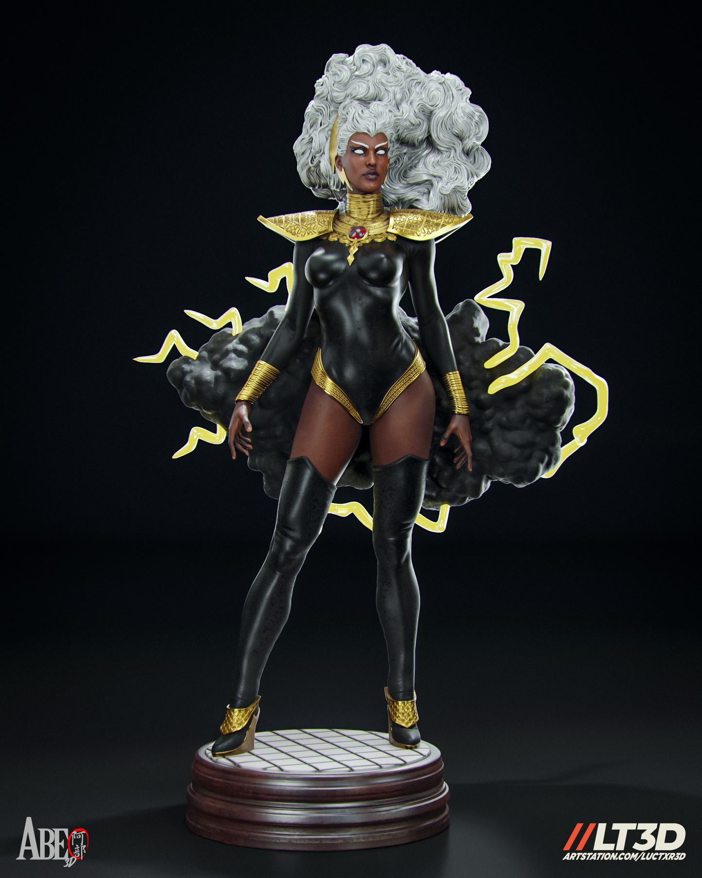 Hellfire Galla Storm - Unassembled and Unpainted Garage Kit - Model Designed by Abe3d/LT3D