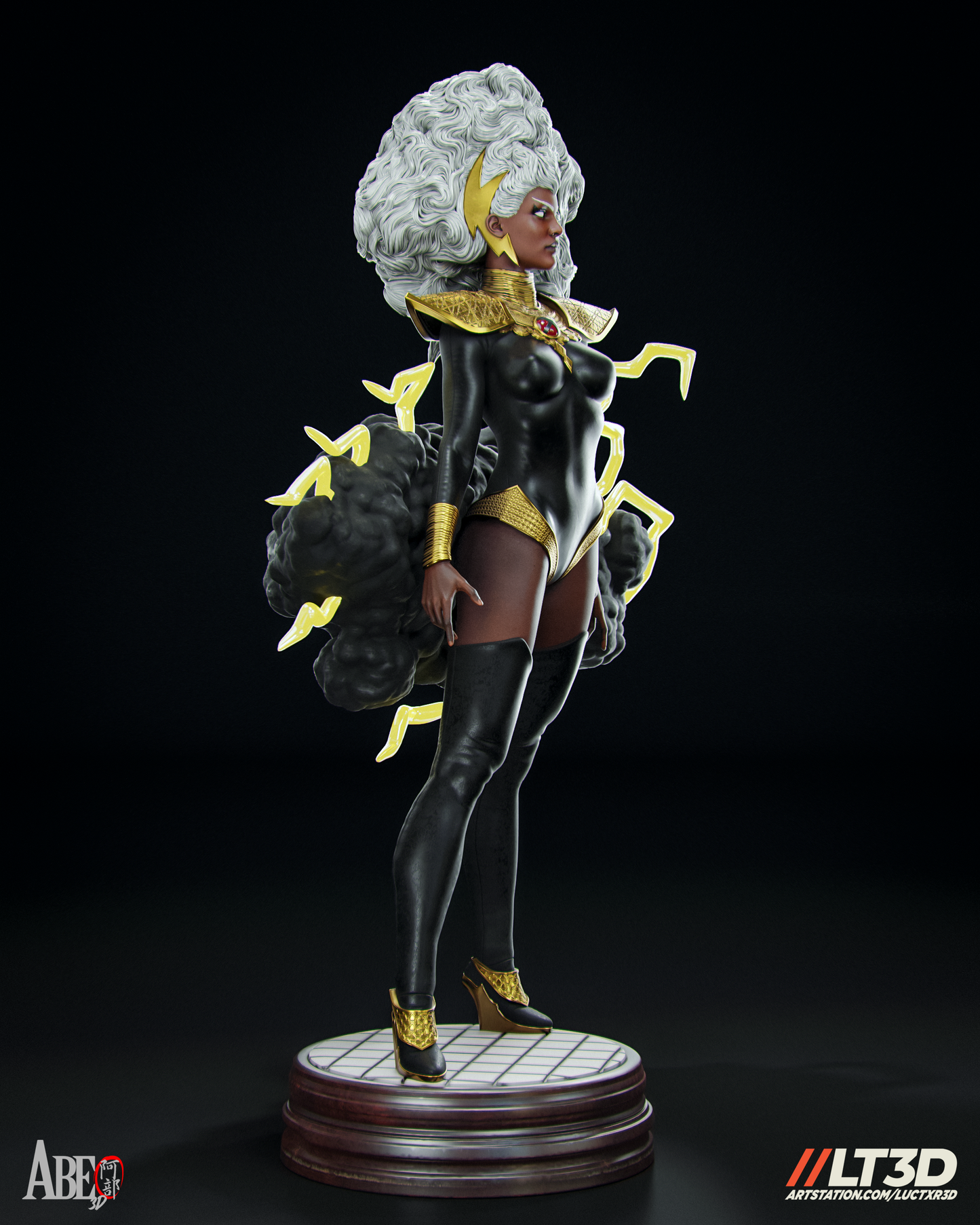 Hellfire Galla Storm - Unassembled and Unpainted Garage Kit - Model Designed by Abe3d/LT3D
