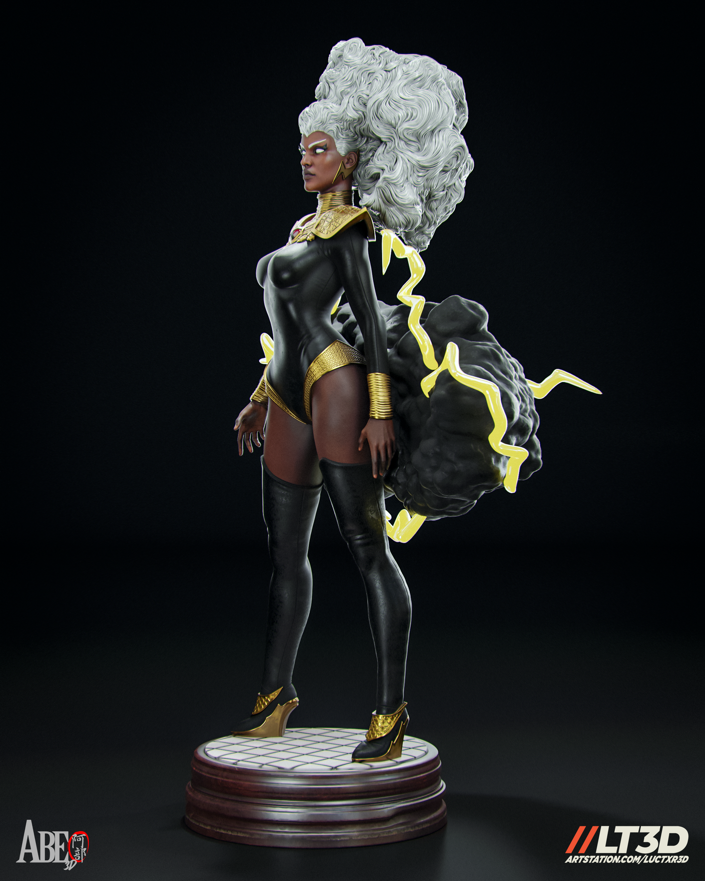 Hellfire Galla Storm - Unassembled and Unpainted Garage Kit - Model Designed by Abe3d/LT3D