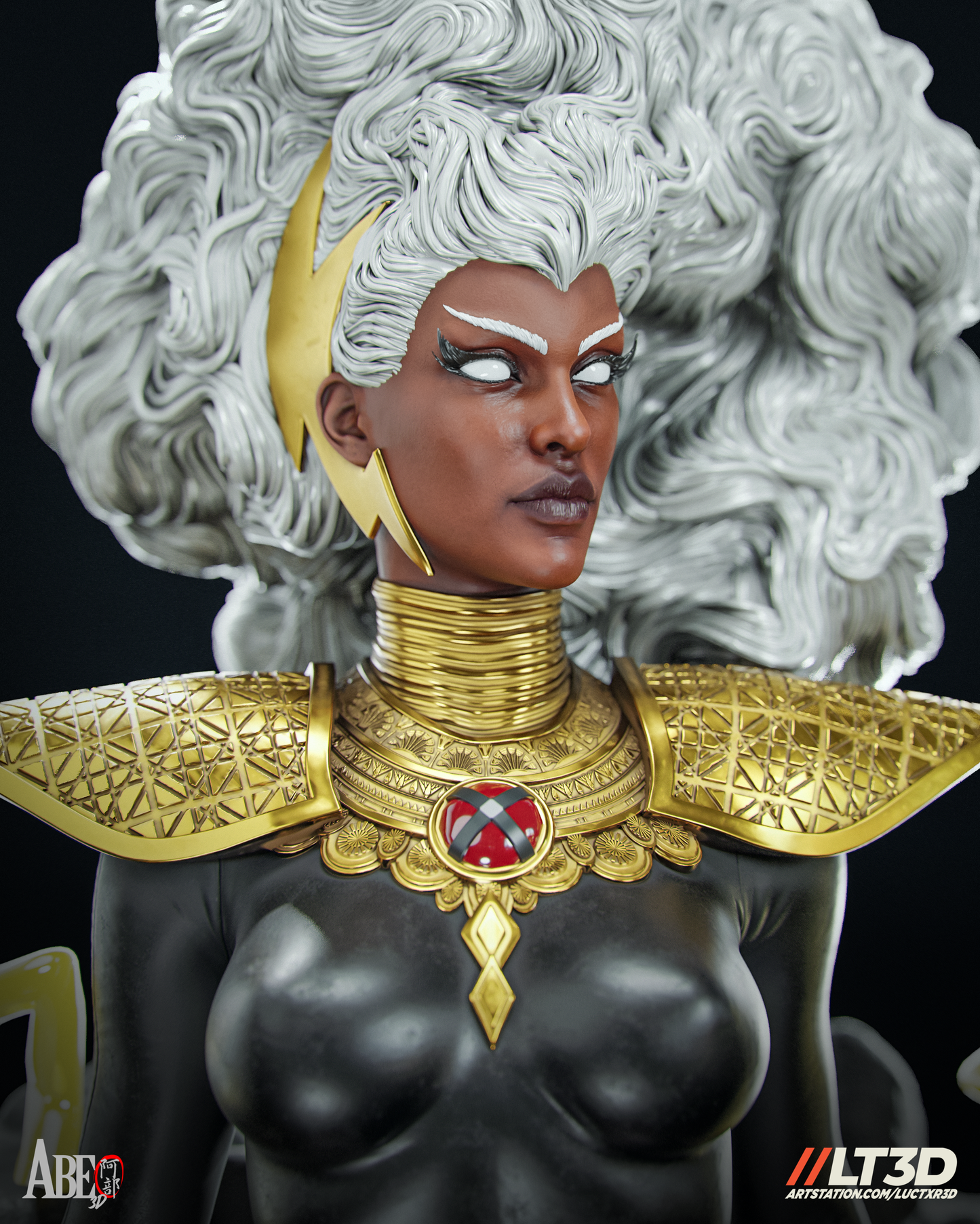 Hellfire Galla Storm - Unassembled and Unpainted Garage Kit - Model Designed by Abe3d/LT3D