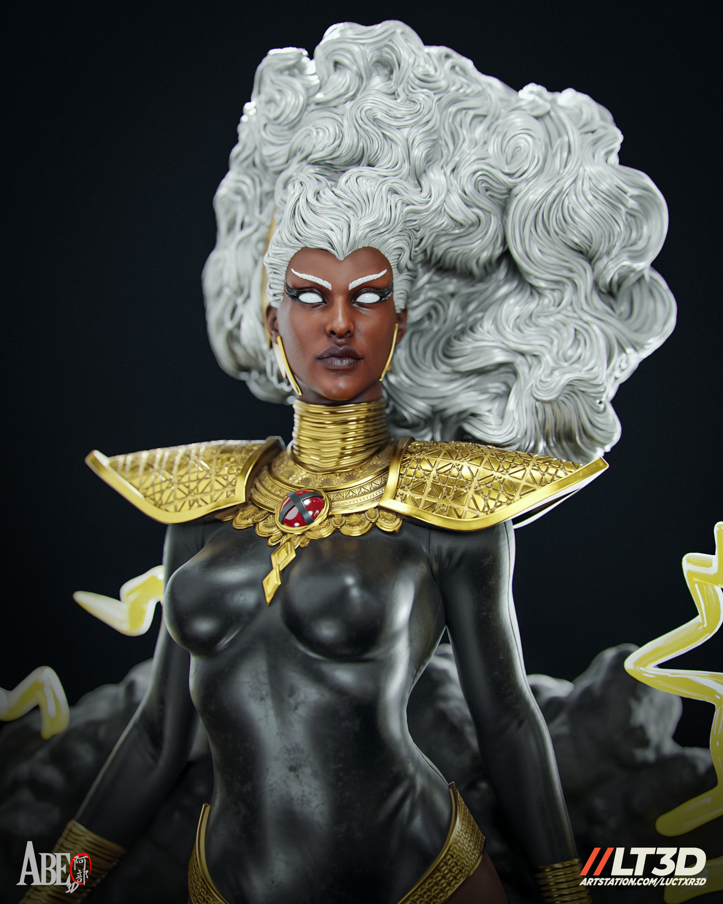 Hellfire Galla Storm - Unassembled and Unpainted Garage Kit - Model Designed by Abe3d/LT3D