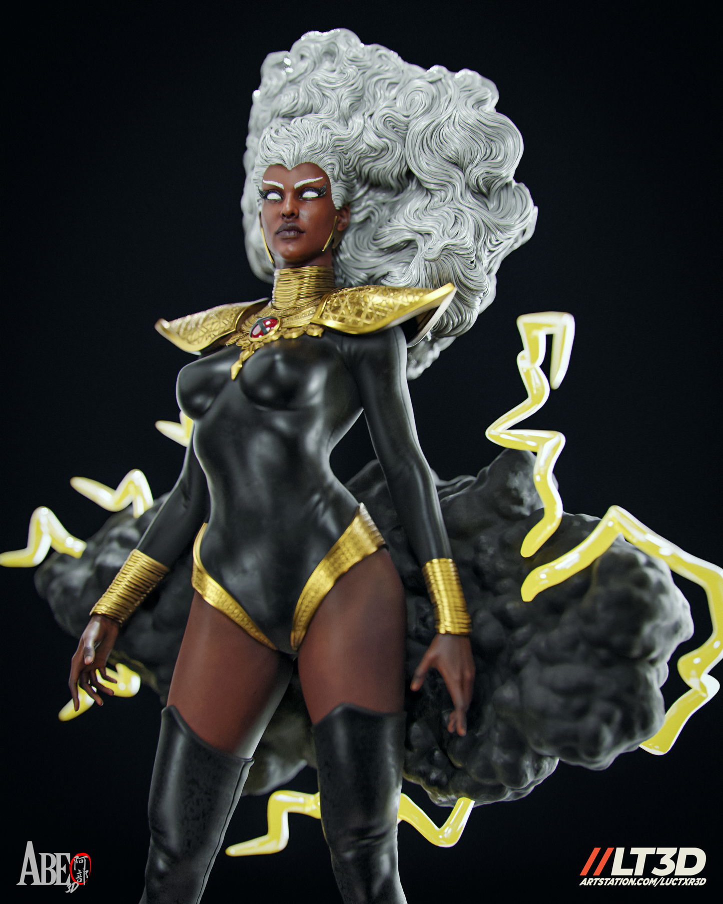 Hellfire Galla Storm - Unassembled and Unpainted Garage Kit - Model Designed by Abe3d/LT3D