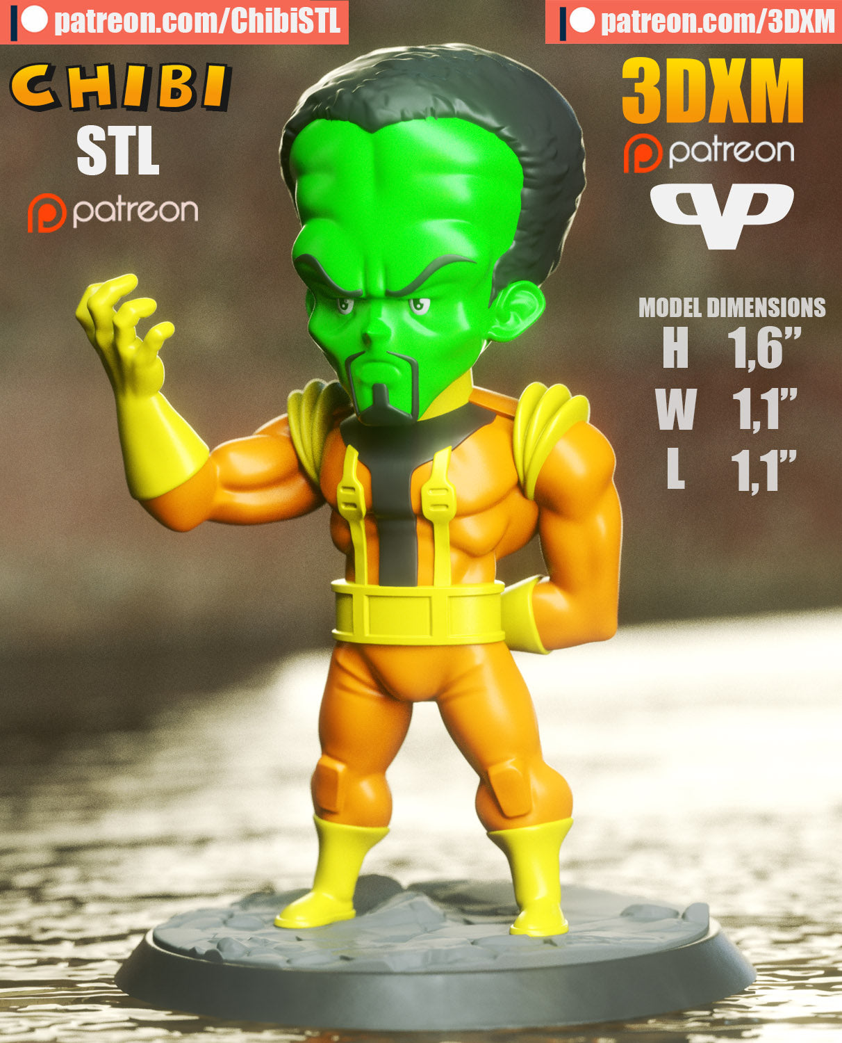 Samual Sterns - Unassembled and Unpainted Garage Kit - Model Designed by ChibiSTL