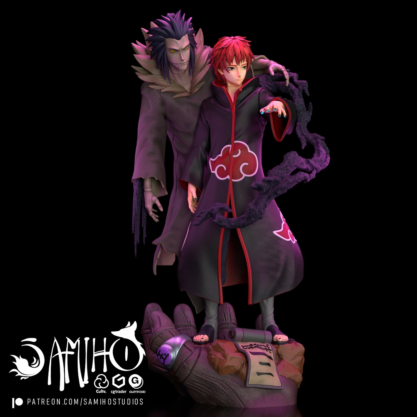 Sasori - Unassembled and Unprinted Garage Kit - Model Designed by Samiho Studios