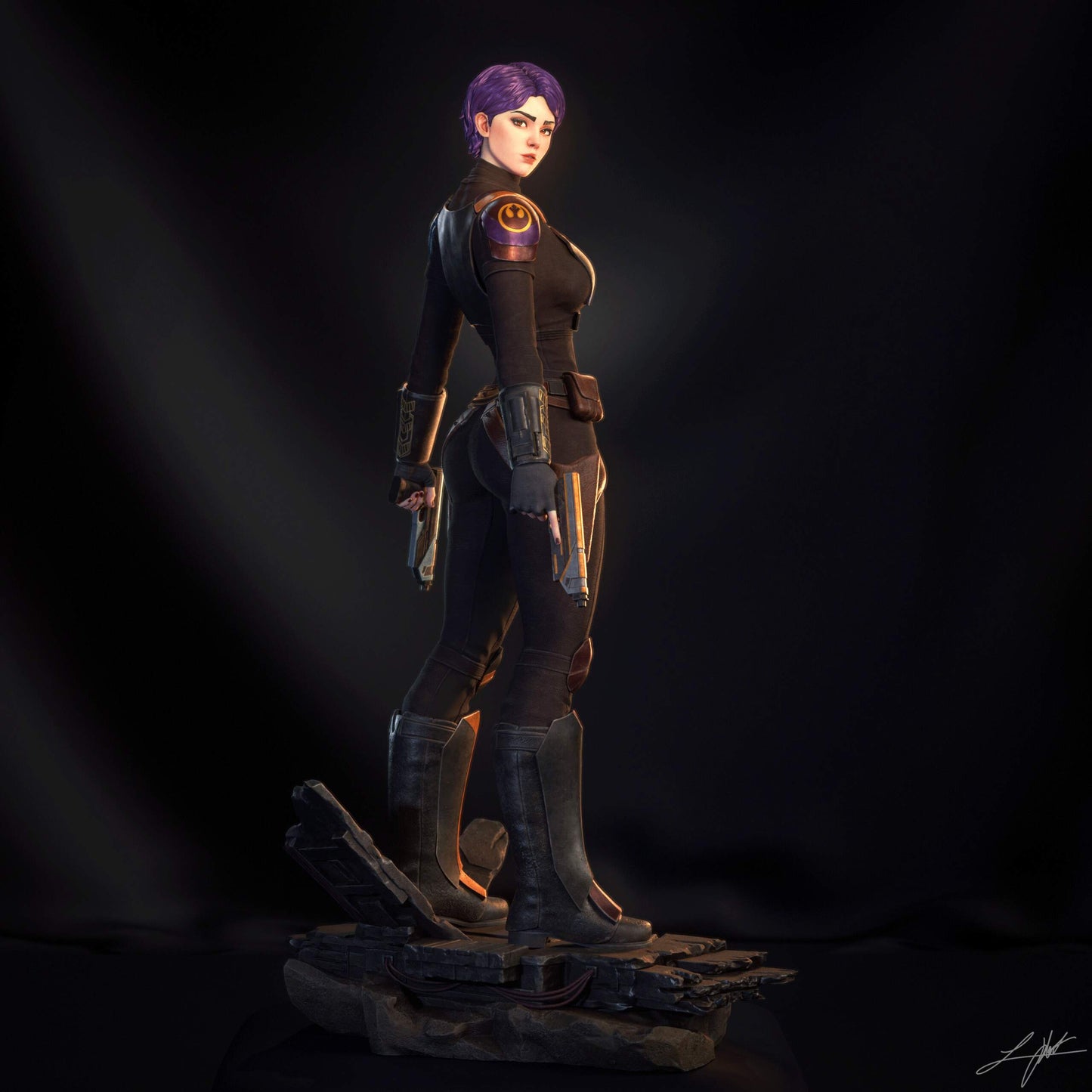 Sabine (HEAD VARIANT INCLUDED) - Unassembled and Unpainted Garage Kit - Model Designed by Abe3D/Ramses