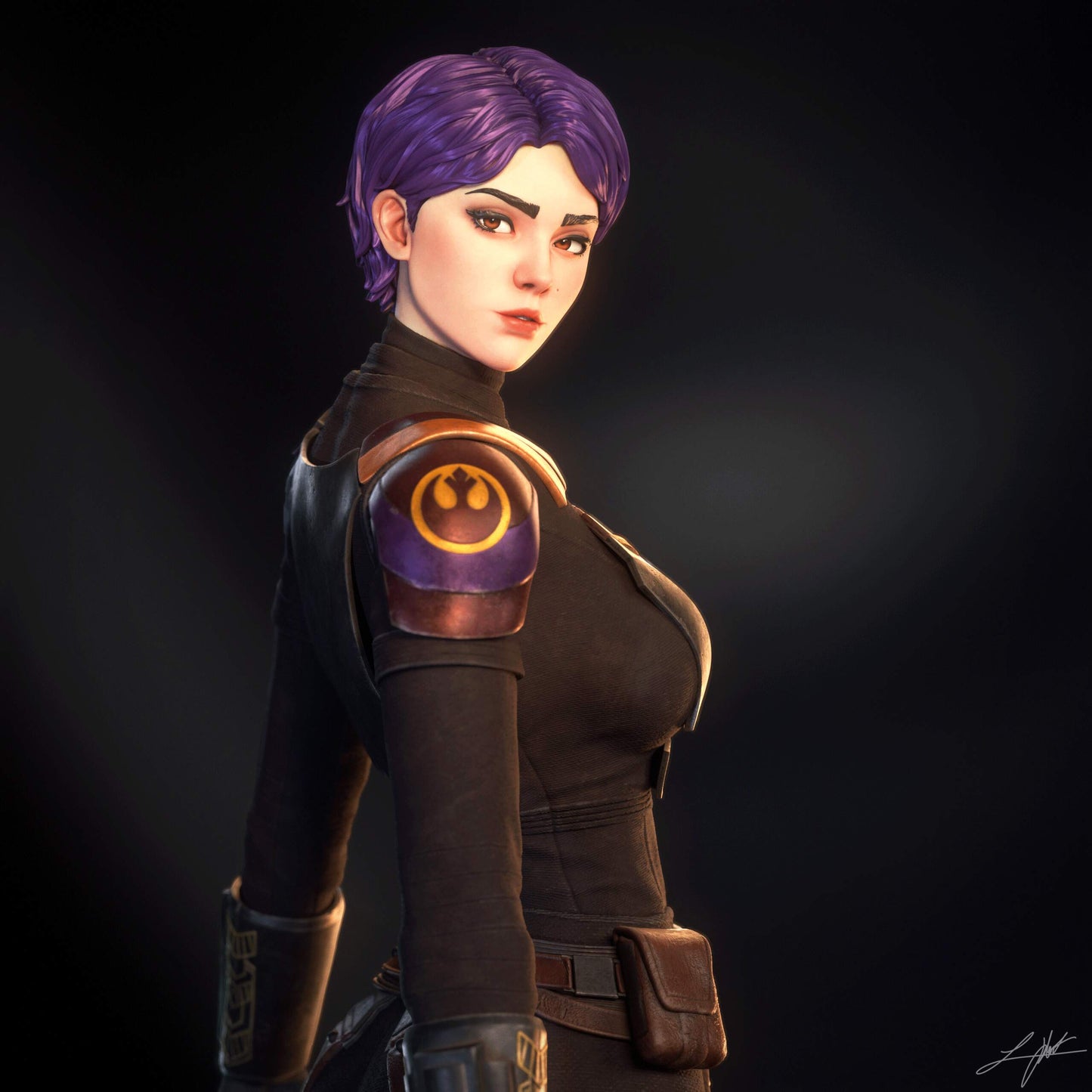 Sabine (HEAD VARIANT INCLUDED) - Unassembled and Unpainted Garage Kit - Model Designed by Abe3D/Ramses