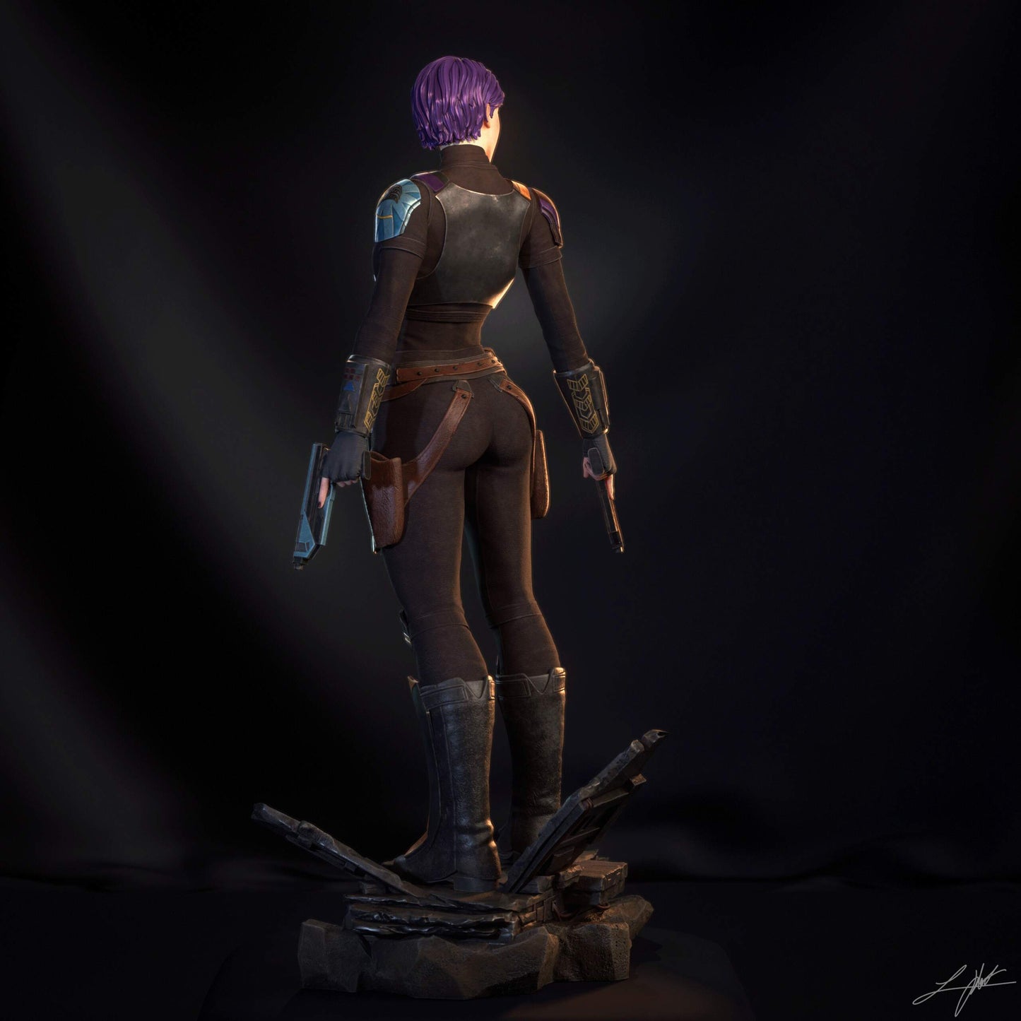 Sabine (HEAD VARIANT INCLUDED) - Unassembled and Unpainted Garage Kit - Model Designed by Abe3D/Ramses