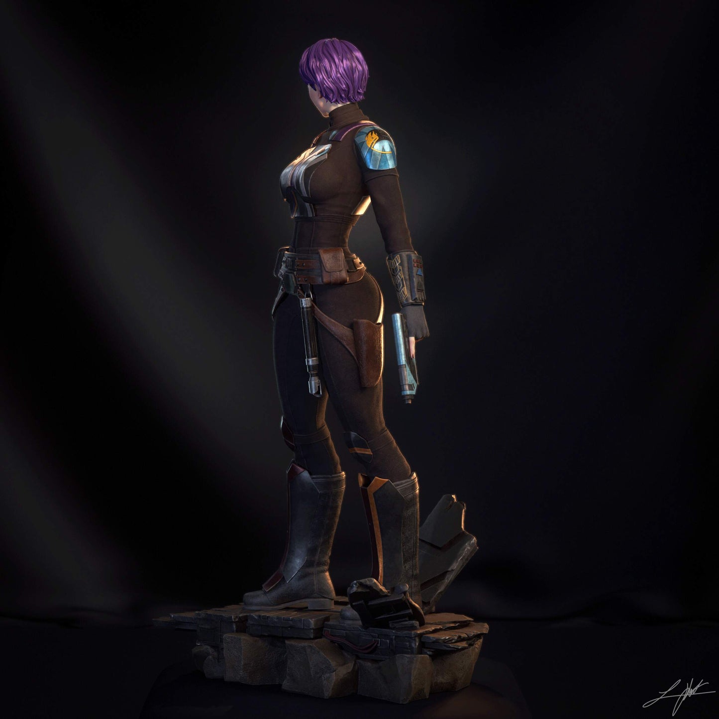 Sabine (HEAD VARIANT INCLUDED) - Unassembled and Unpainted Garage Kit - Model Designed by Abe3D/Ramses