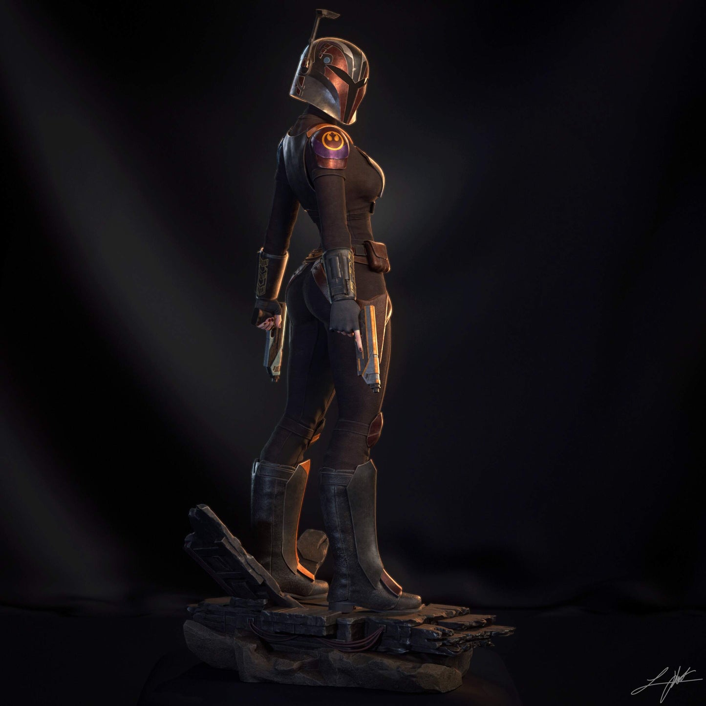 Sabine (HEAD VARIANT INCLUDED) - Unassembled and Unpainted Garage Kit - Model Designed by Abe3D/Ramses