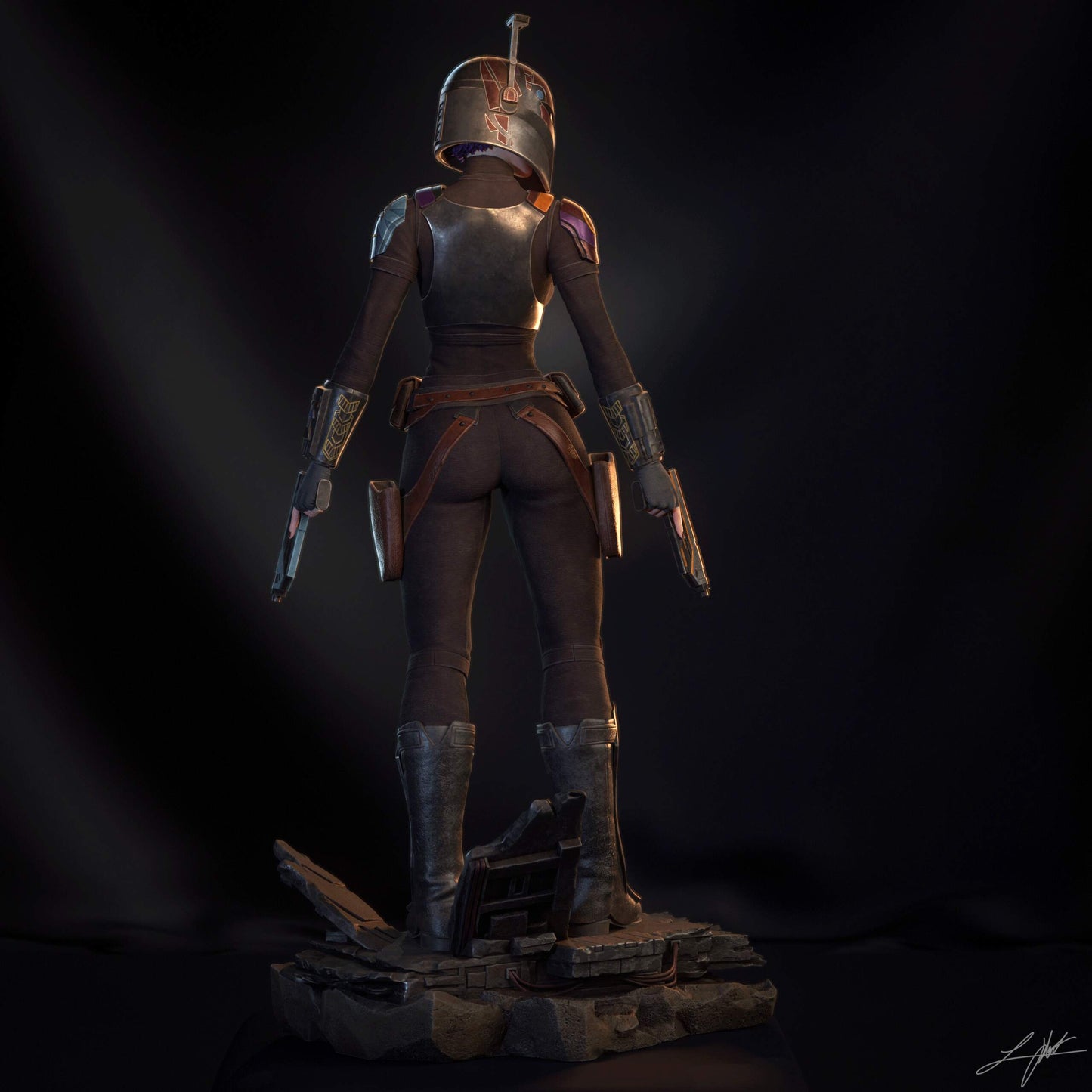 Sabine (HEAD VARIANT INCLUDED) - Unassembled and Unpainted Garage Kit - Model Designed by Abe3D/Ramses