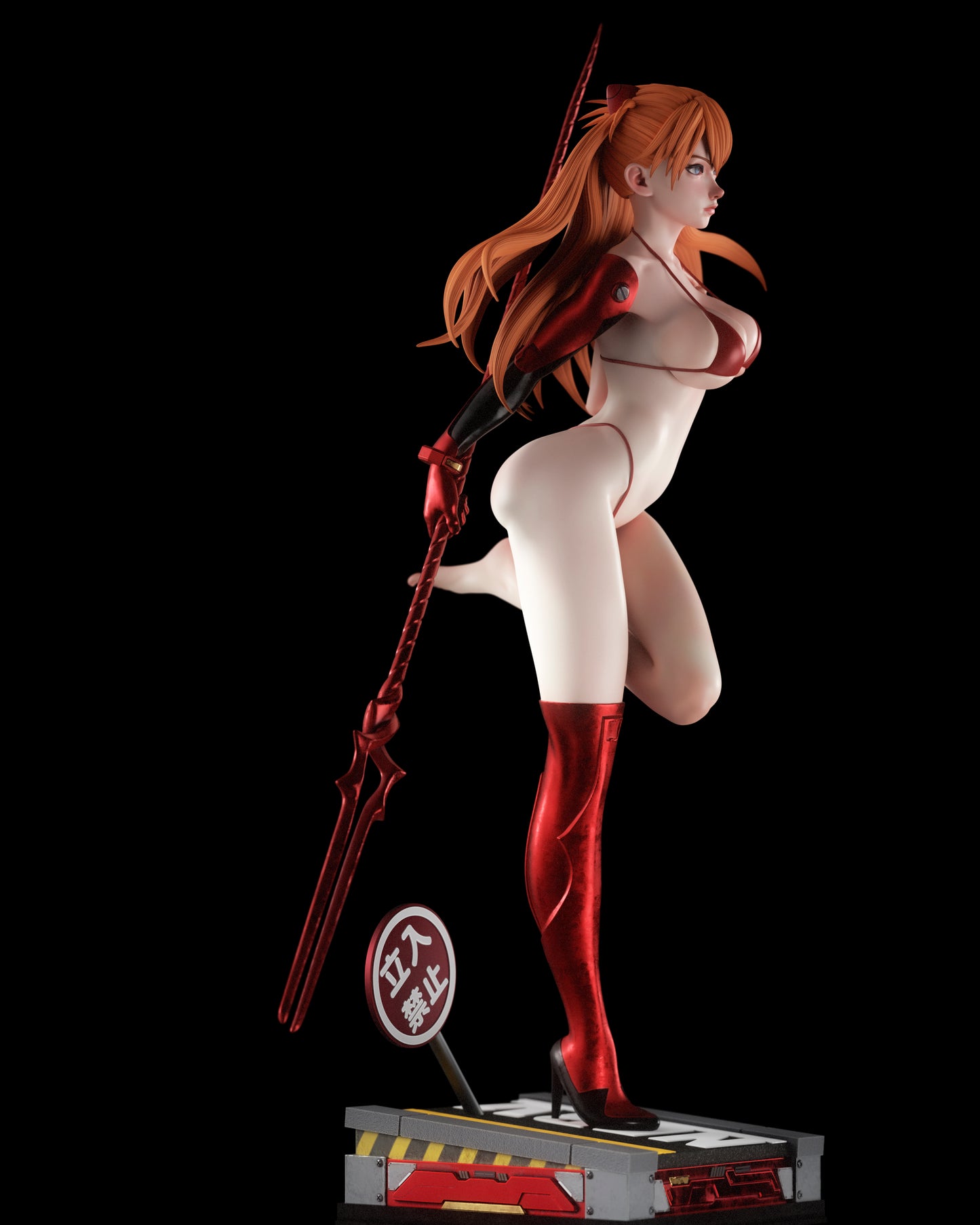 Asuka - Unassembled and Unpainted Garage Kit - Model Designed by Abe3D/Dangelo