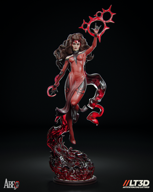 Scarlett Witch - Unassembled and Unpainted Garage Kit - Model Designed by Abe3d/LT3D