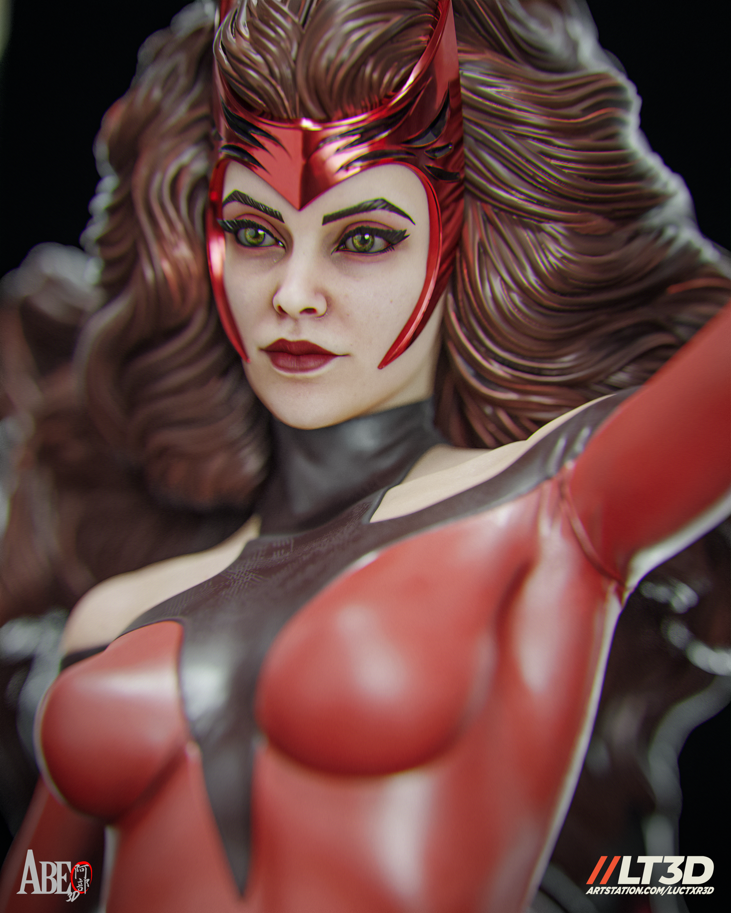 Scarlett Witch - Unassembled and Unpainted Garage Kit - Model Designed by Abe3d/LT3D