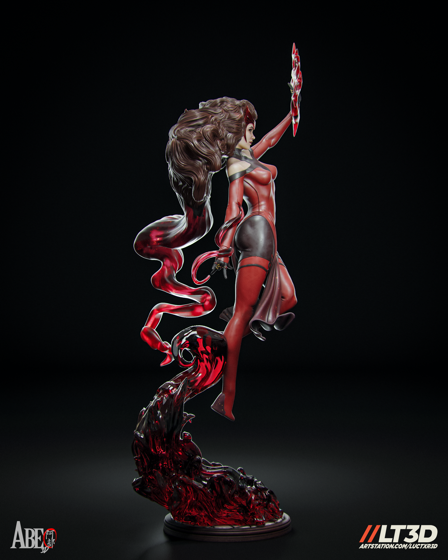 Scarlett Witch - Unassembled and Unpainted Garage Kit - Model Designed by Abe3d/LT3D