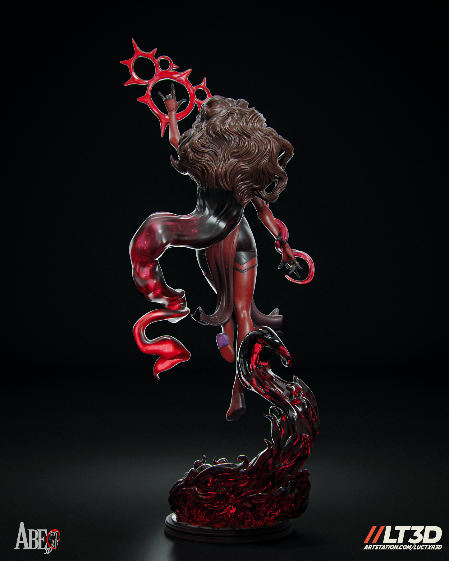 Scarlett Witch - Unassembled and Unpainted Garage Kit - Model Designed by Abe3d/LT3D