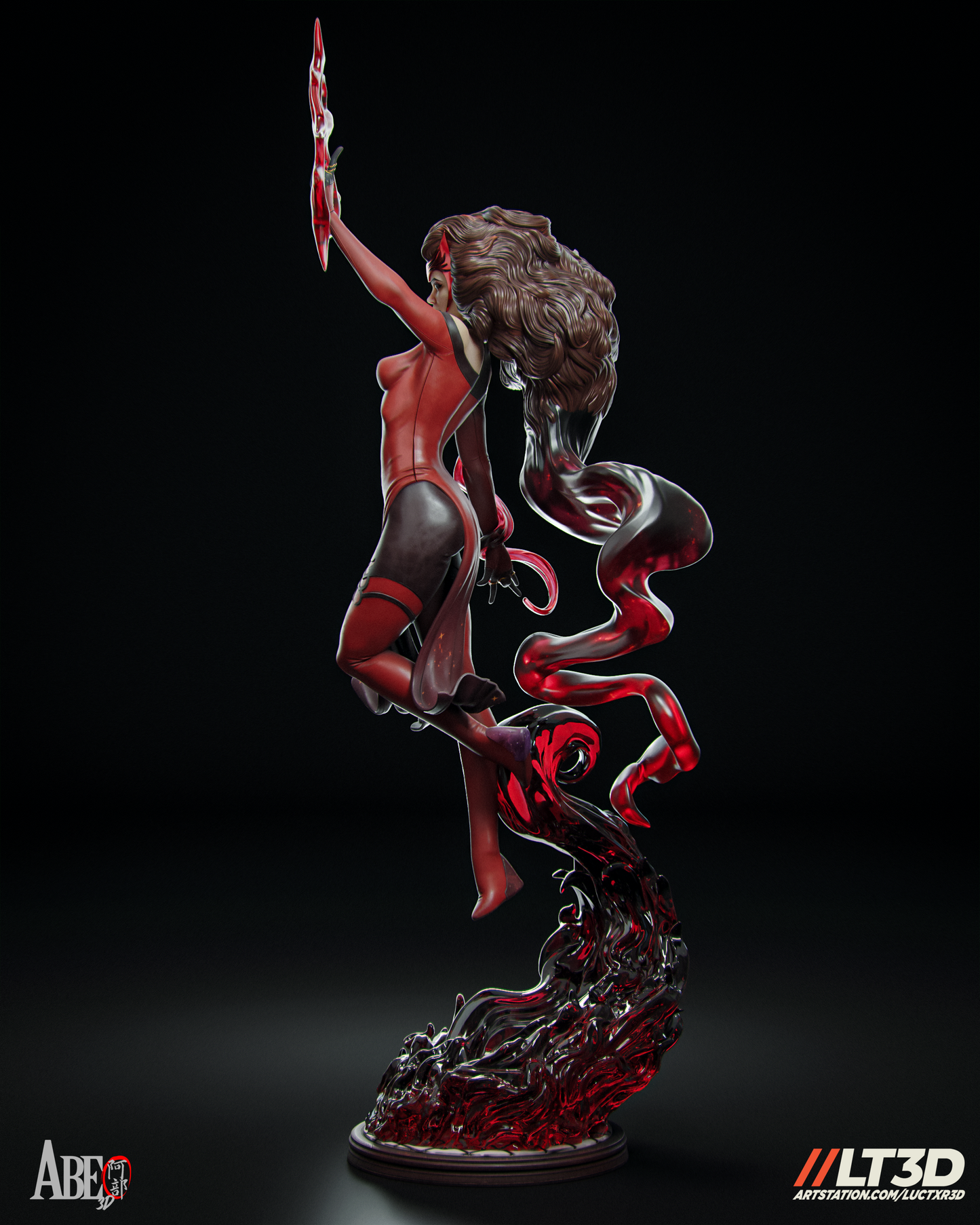 Scarlett Witch - Unassembled and Unpainted Garage Kit - Model Designed by Abe3d/LT3D