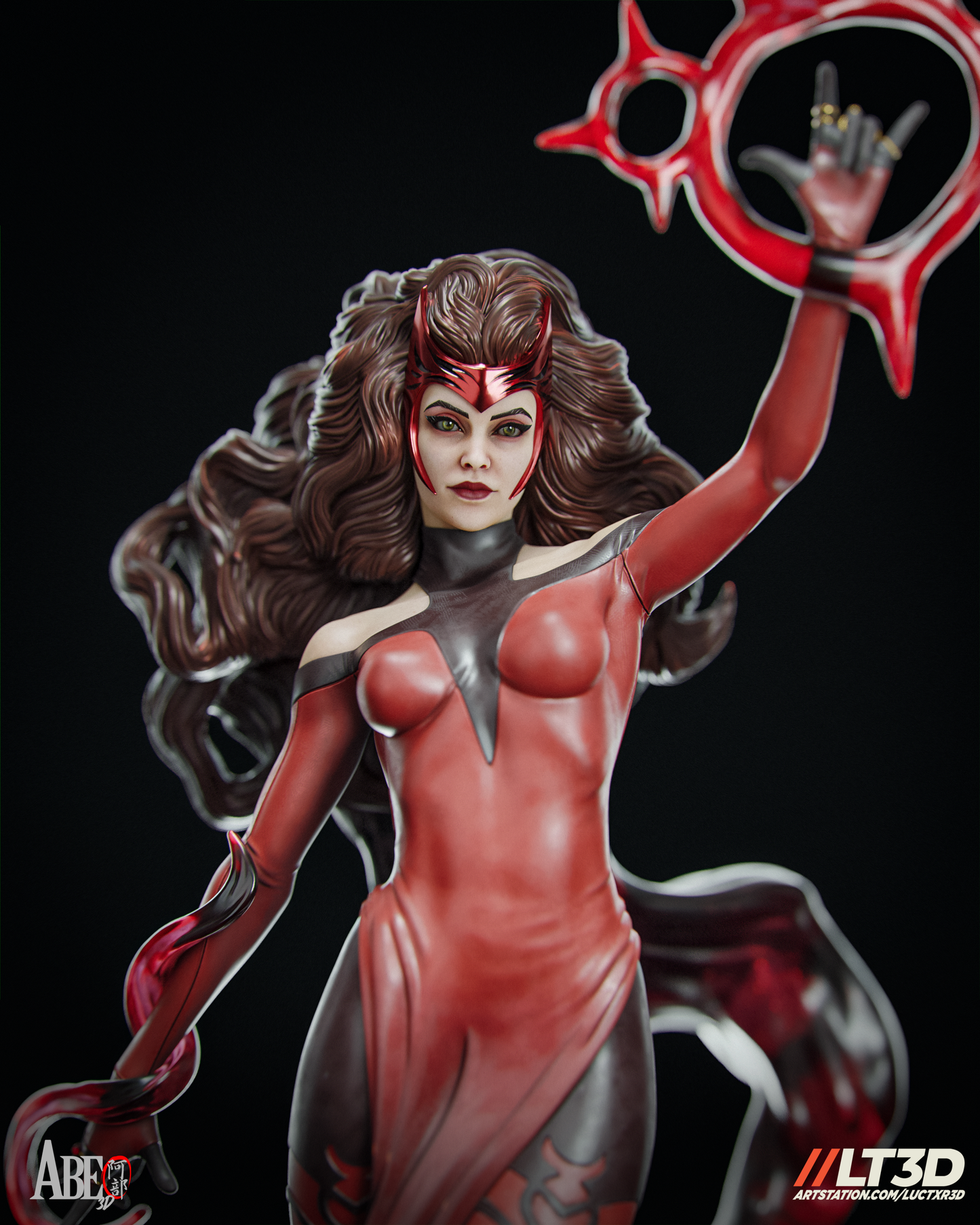 Scarlett Witch - Unassembled and Unpainted Garage Kit - Model Designed by Abe3d/LT3D