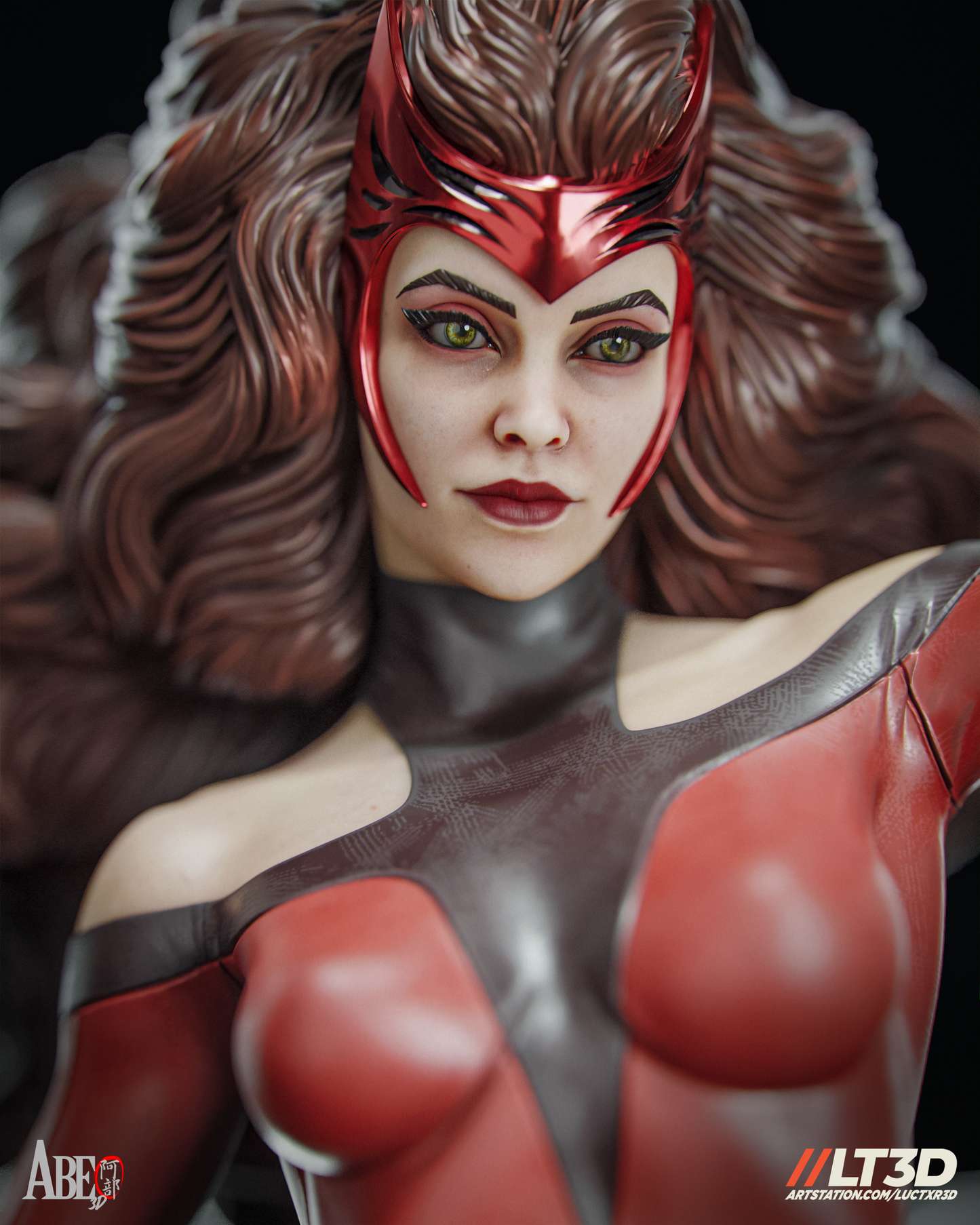 Scarlett Witch - Unassembled and Unpainted Garage Kit - Model Designed by Abe3d/LT3D