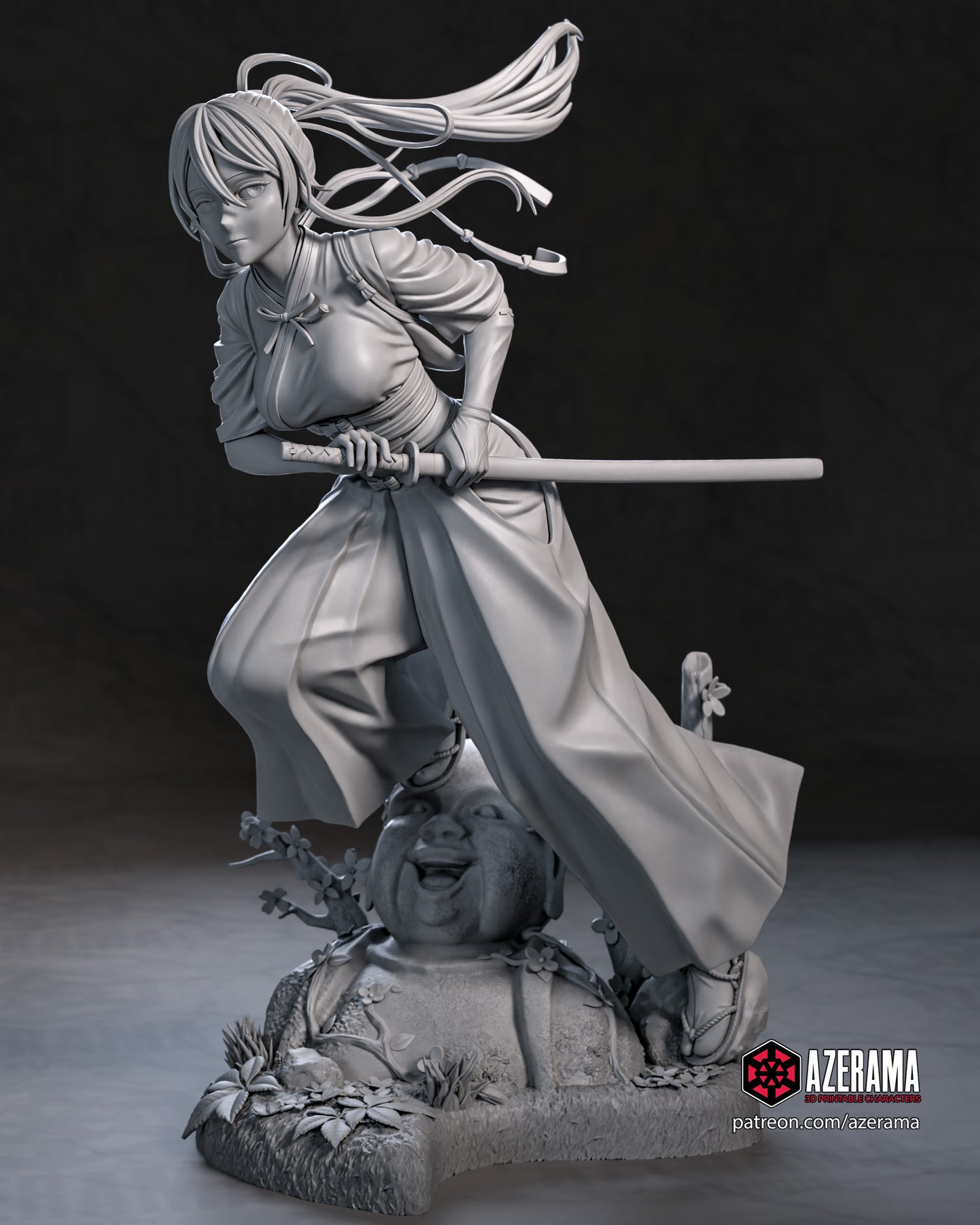 Yuzuriha x Sagiri - Unassembled and Unpainted Garage Kit - Model Designed by Azerama