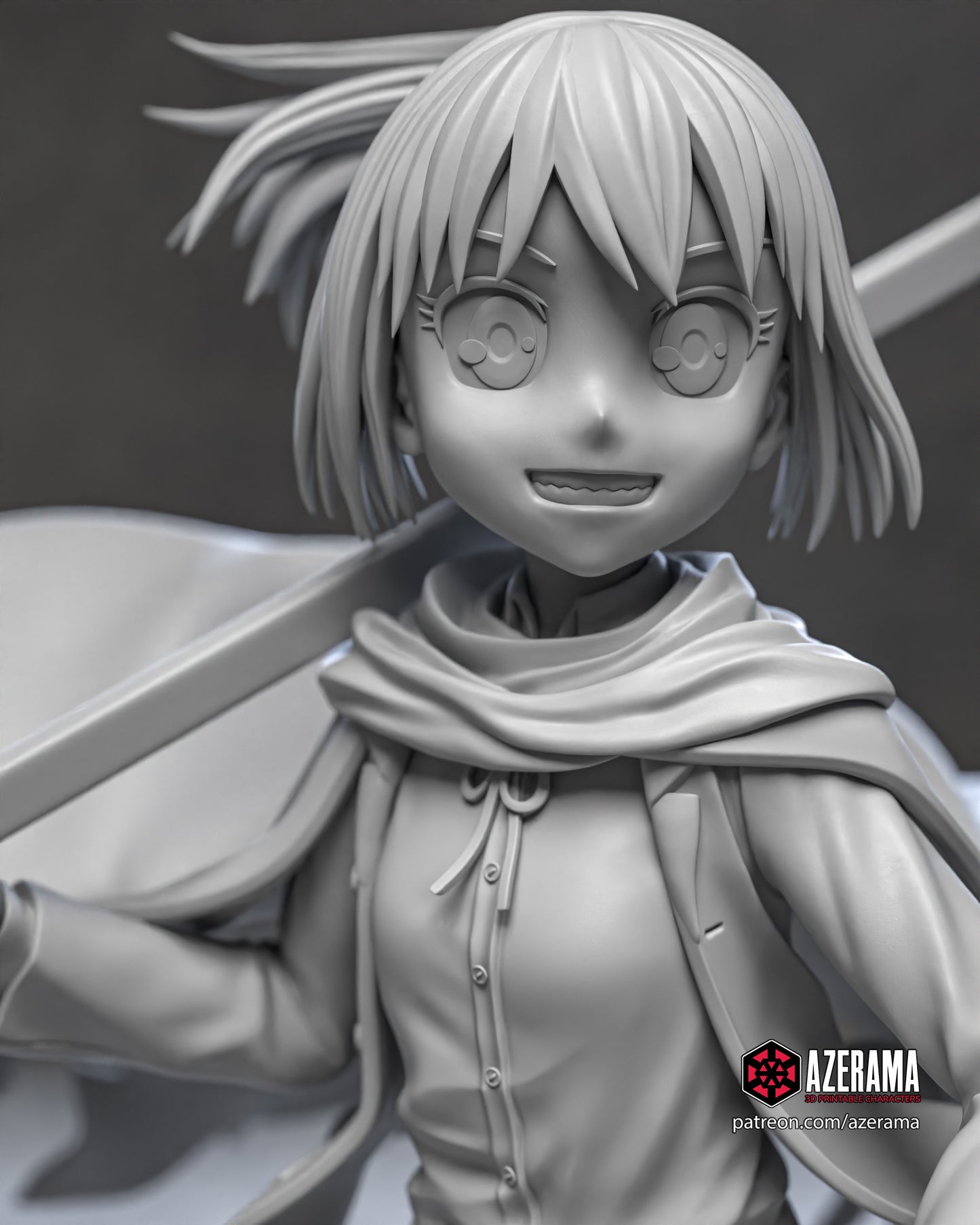 Samidare - Unassembled and Unpainted Garage Kit - Model Designed by Azerama