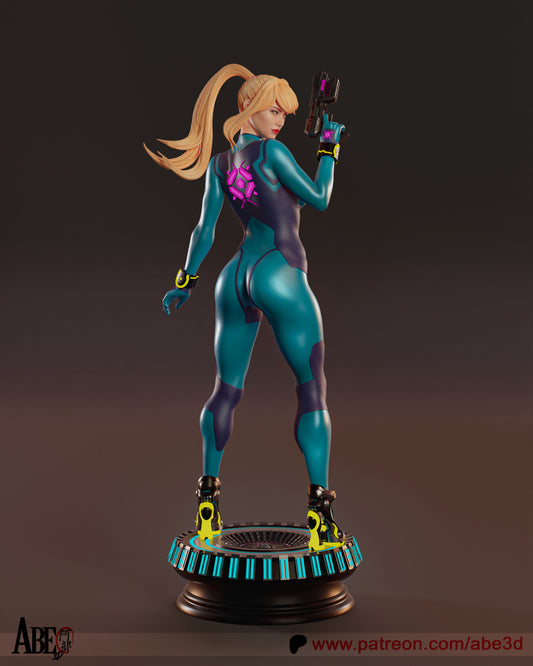 Samus - Unassembled and Unpainted Garage Kit - Model Designed by Abe3d