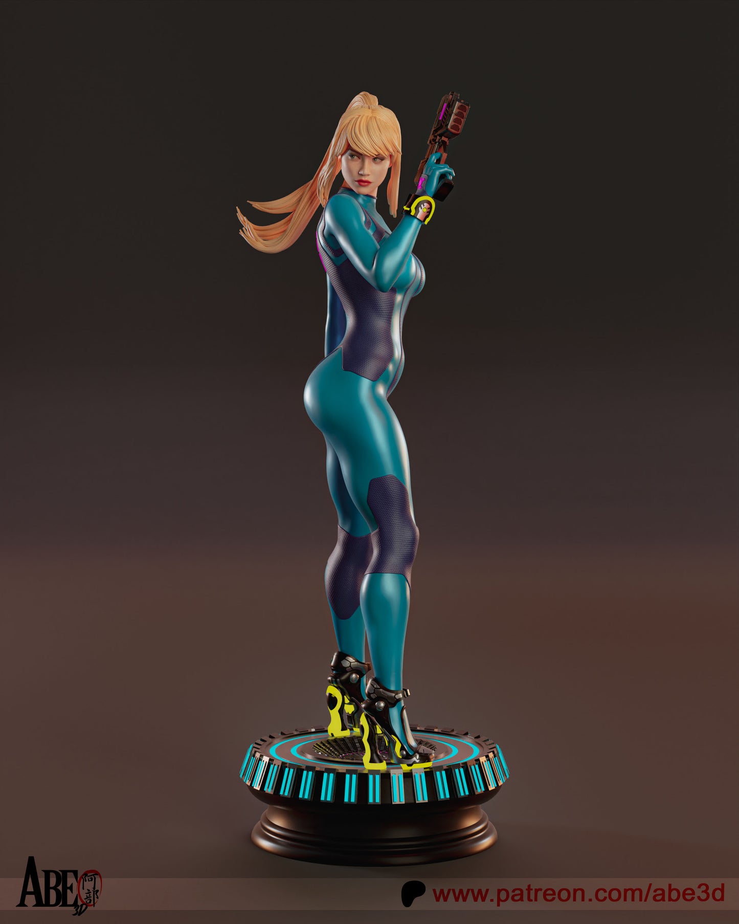 Samus - Unassembled and Unpainted Garage Kit - Model Designed by Abe3d