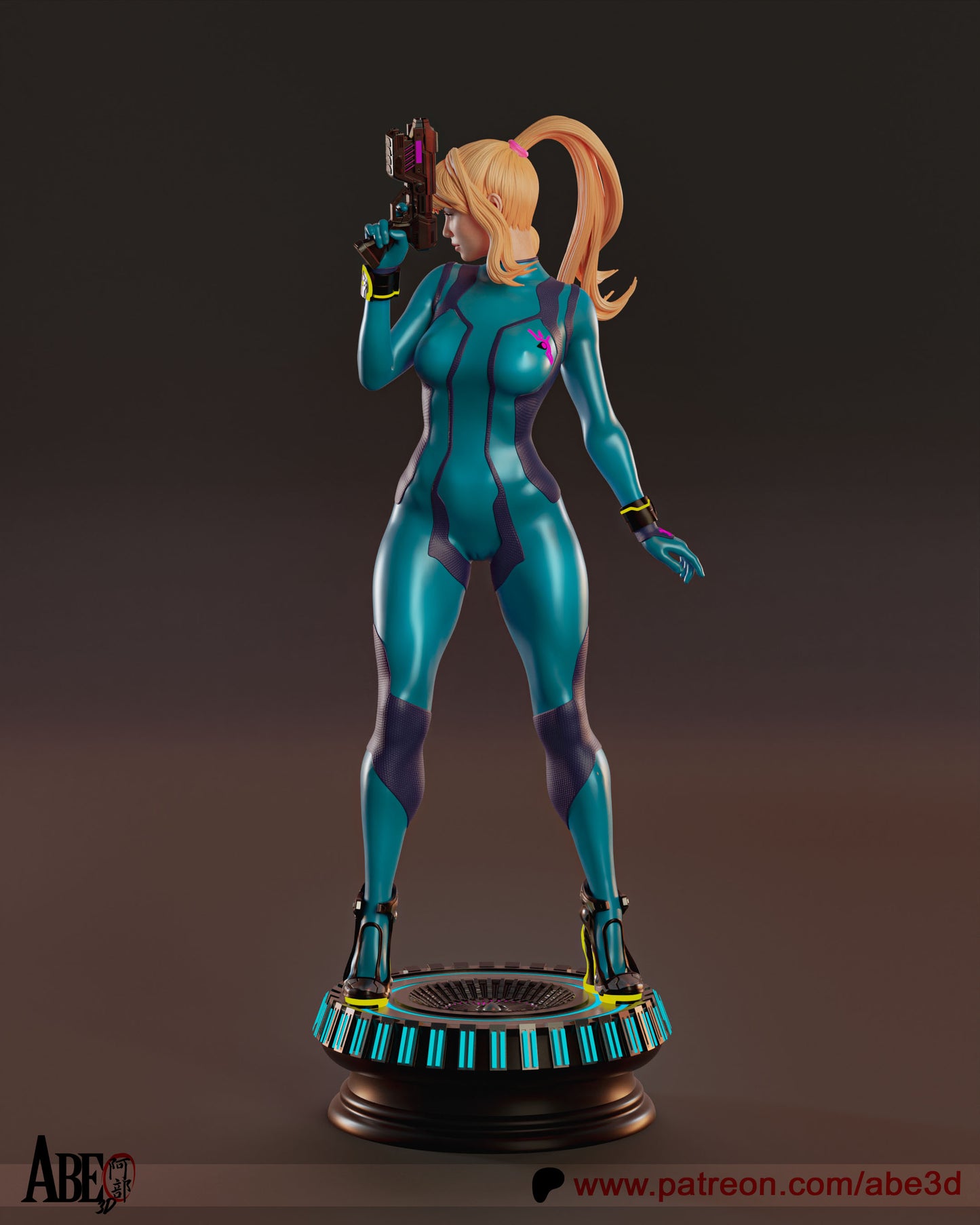 Samus - Unassembled and Unpainted Garage Kit - Model Designed by Abe3d
