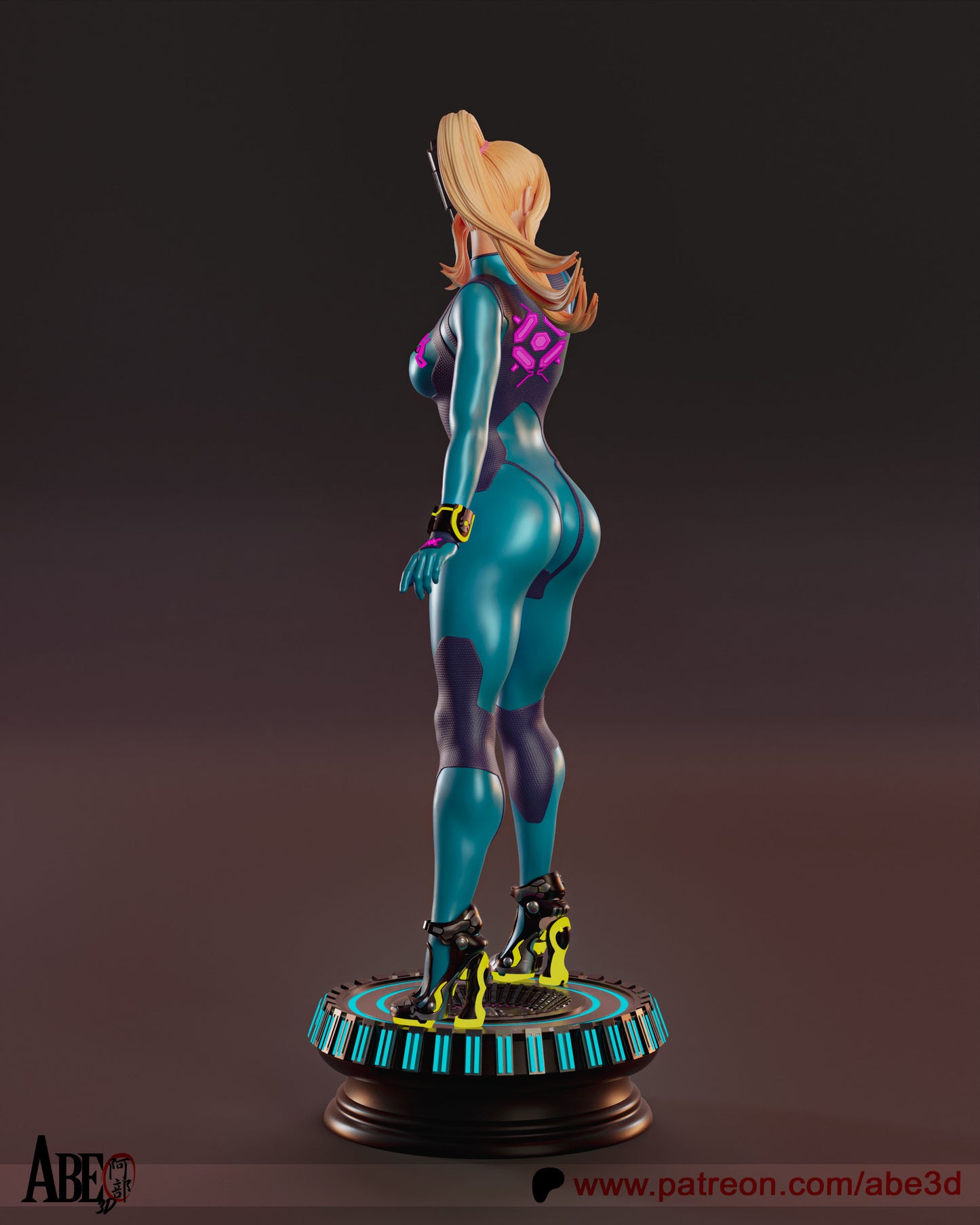Samus - Unassembled and Unpainted Garage Kit - Model Designed by Abe3d