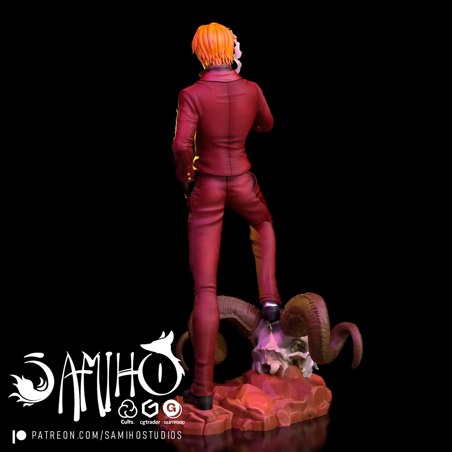 Sanji - Unassembled and Unpainted Garage Kit - Model Designed by Samiho Studios