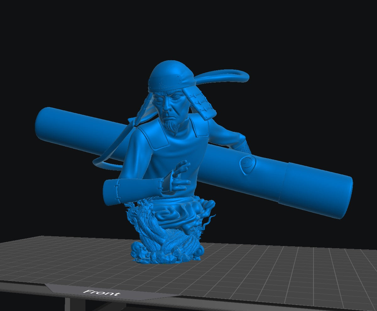 Sarutobi - Unassembled and Unpainted Garage Kit - Model Designed by Sekai3D