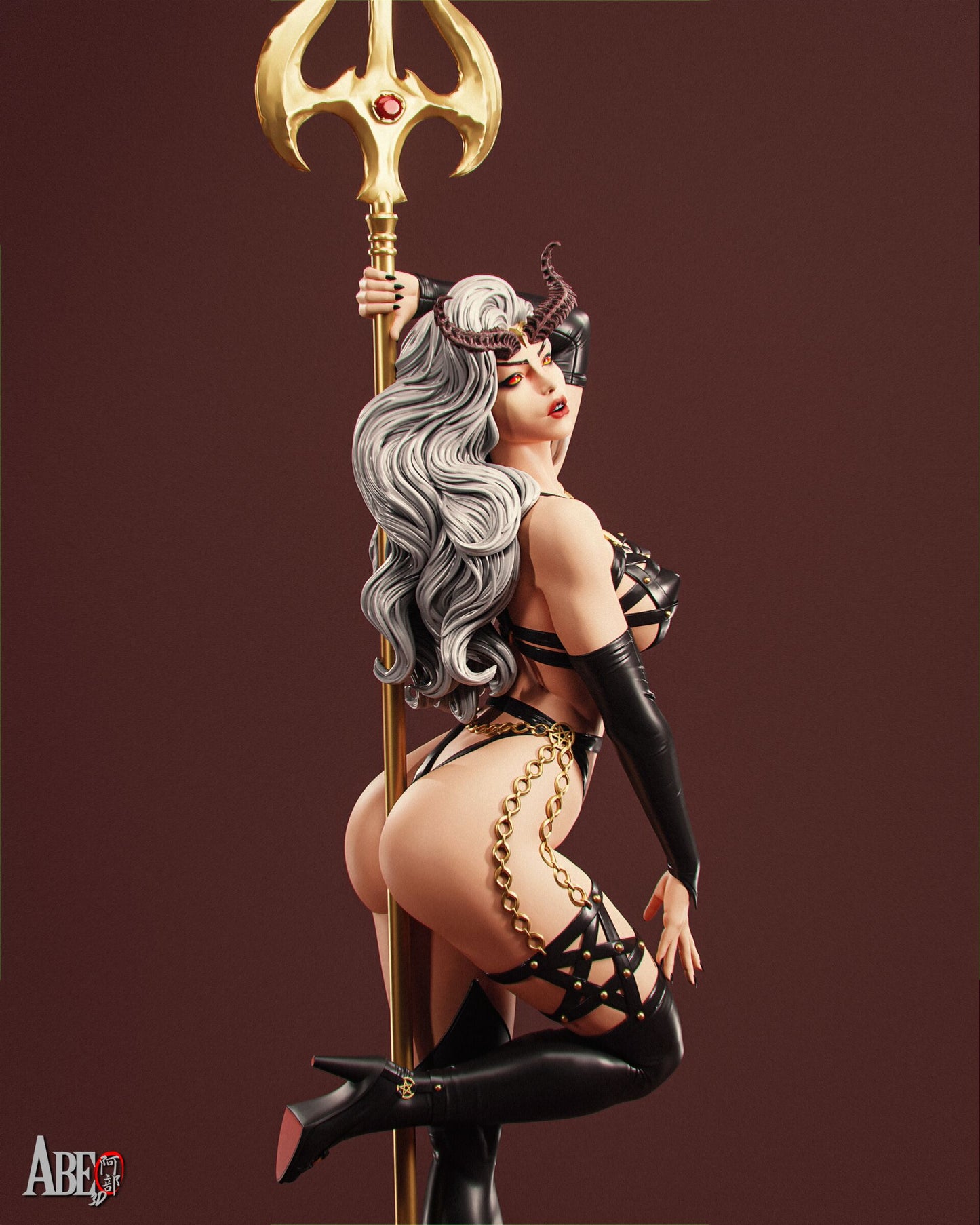 Satanna Hellstorm - Unassembled and Unpainted Garage Kit - Model Designed by Abe3D/LT3D
