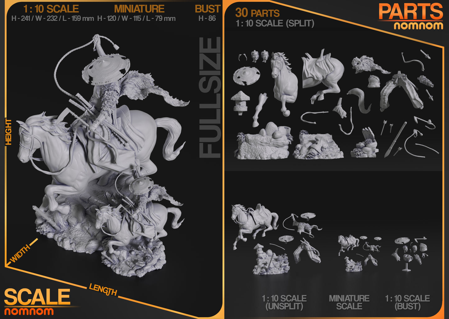 Atsu - Unassembled and Unpainted Garage Kit - Model Designed by NomNom Figures