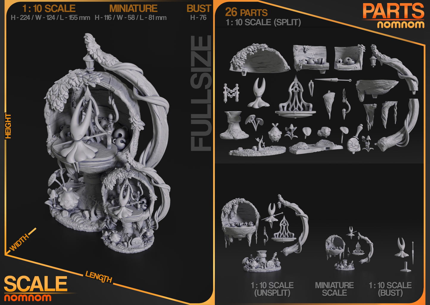 Hornet - Unassembled and Unpainted Garage Kit - Model Designed by NomNom Figures