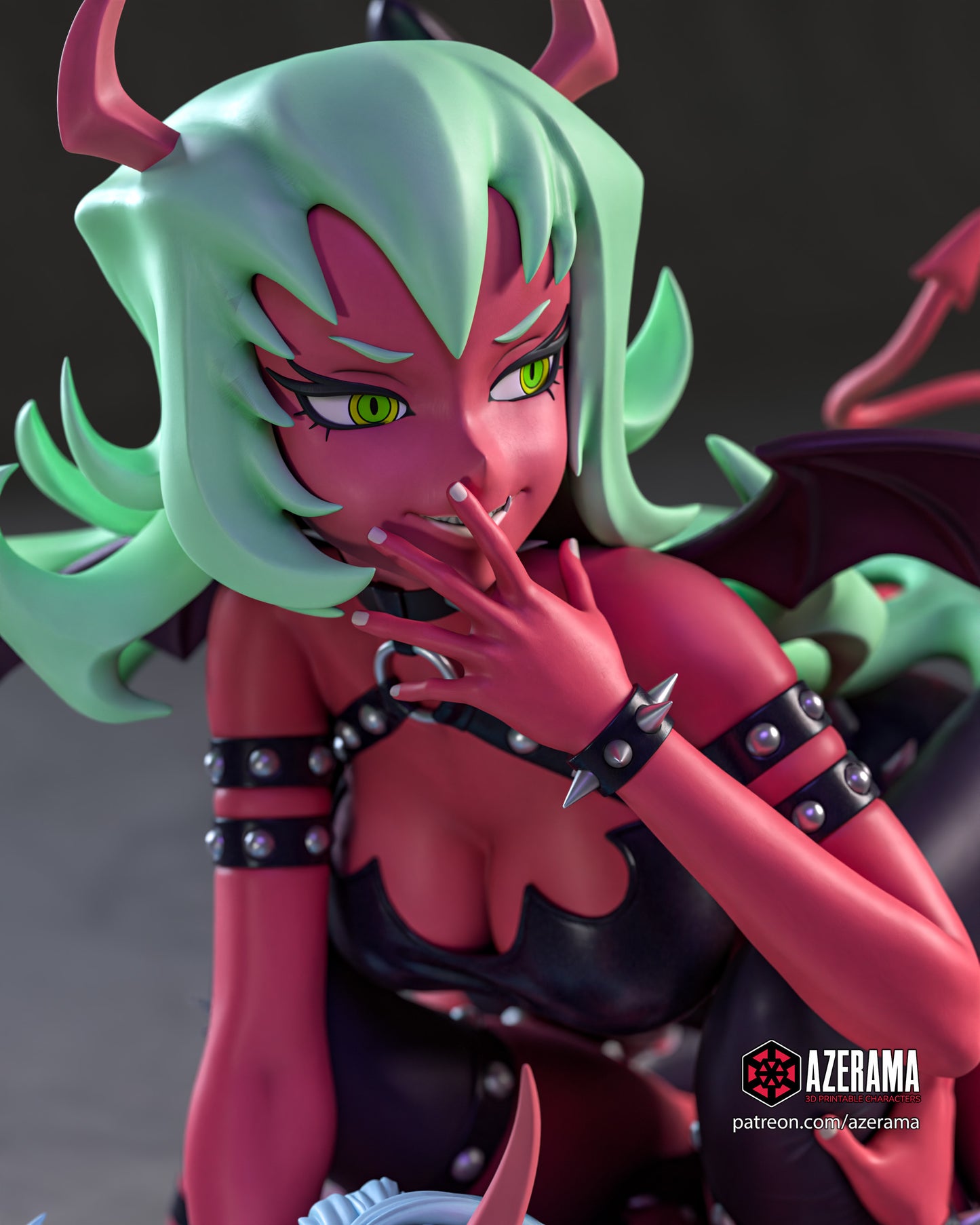 Scanty and Kneesocks - Unassembeld and Unpainted Garage Kit - Model Designed by Azerama