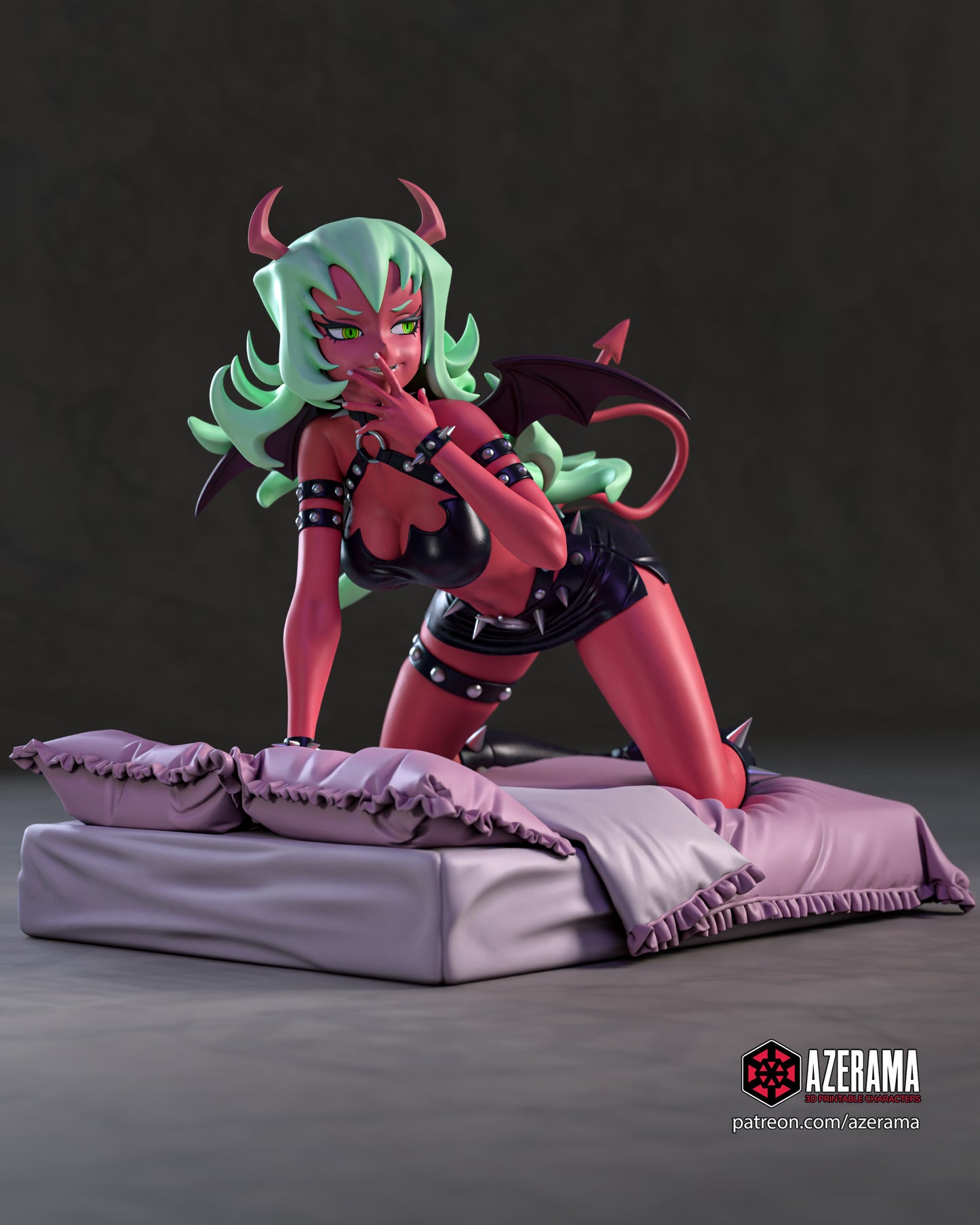 Scanty and Kneesocks - Unassembeld and Unpainted Garage Kit - Model Designed by Azerama