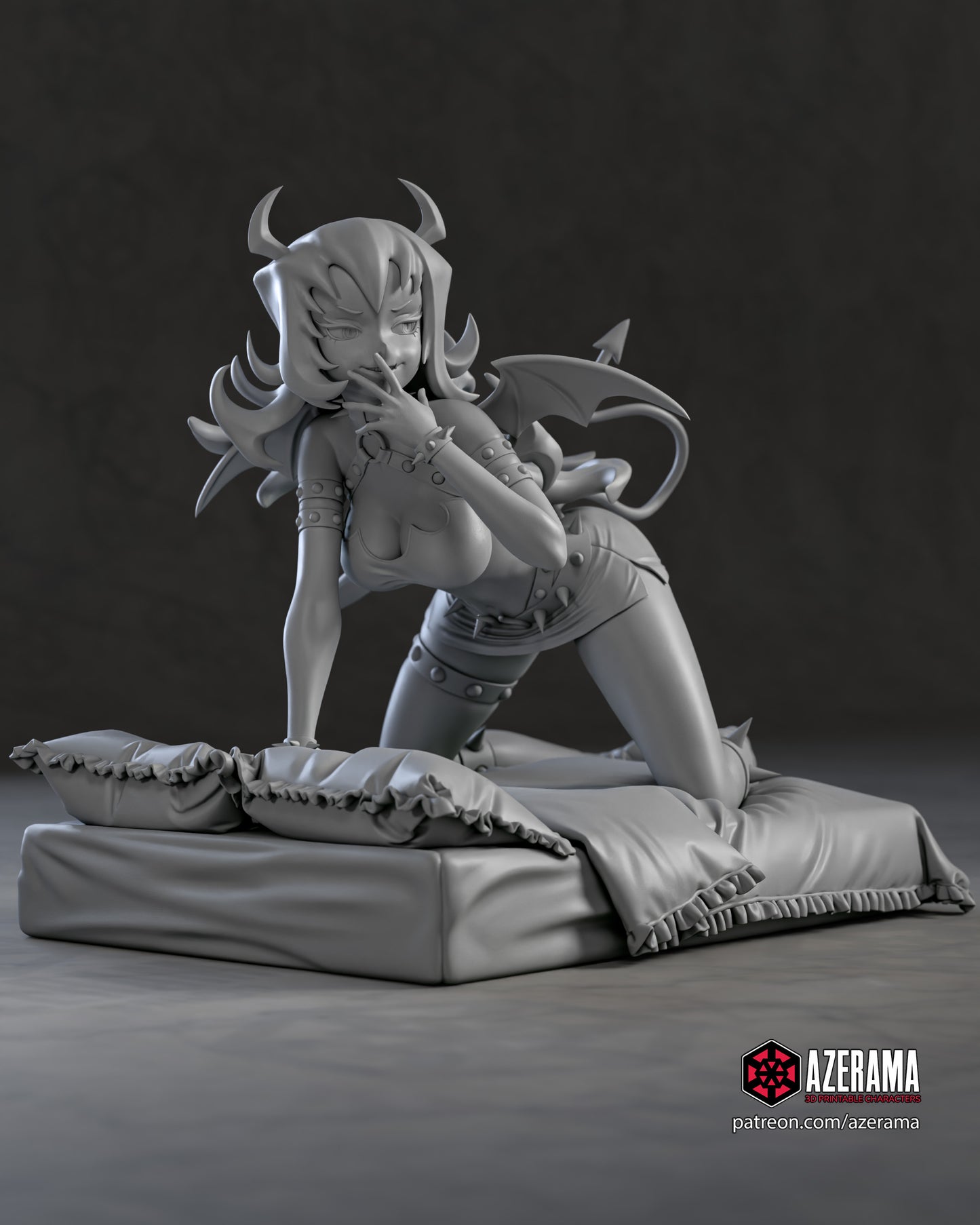 Scanty and Kneesocks - Unassembeld and Unpainted Garage Kit - Model Designed by Azerama